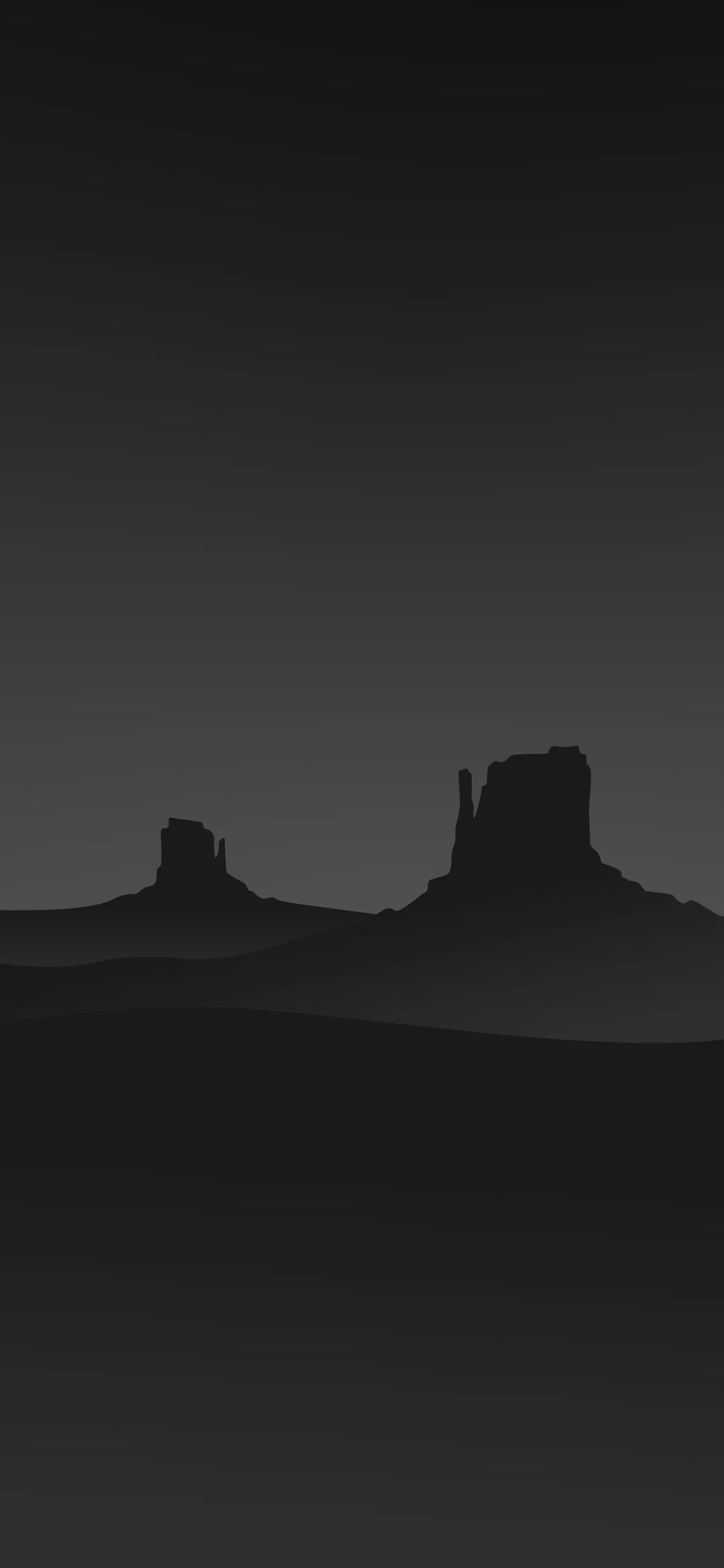 Minimalist Monument Valley Wallpaper