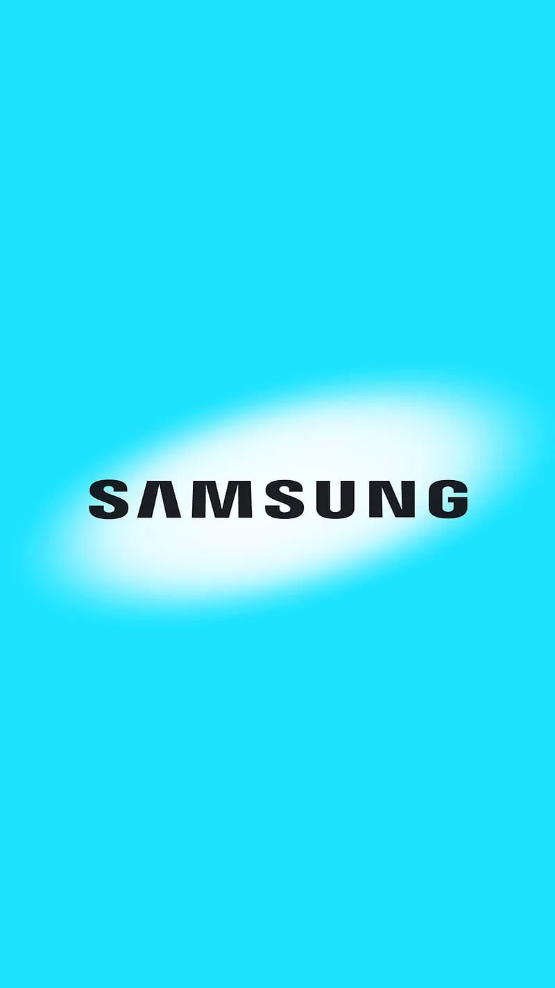 Samsung Blue Logo, samsung logo, HD