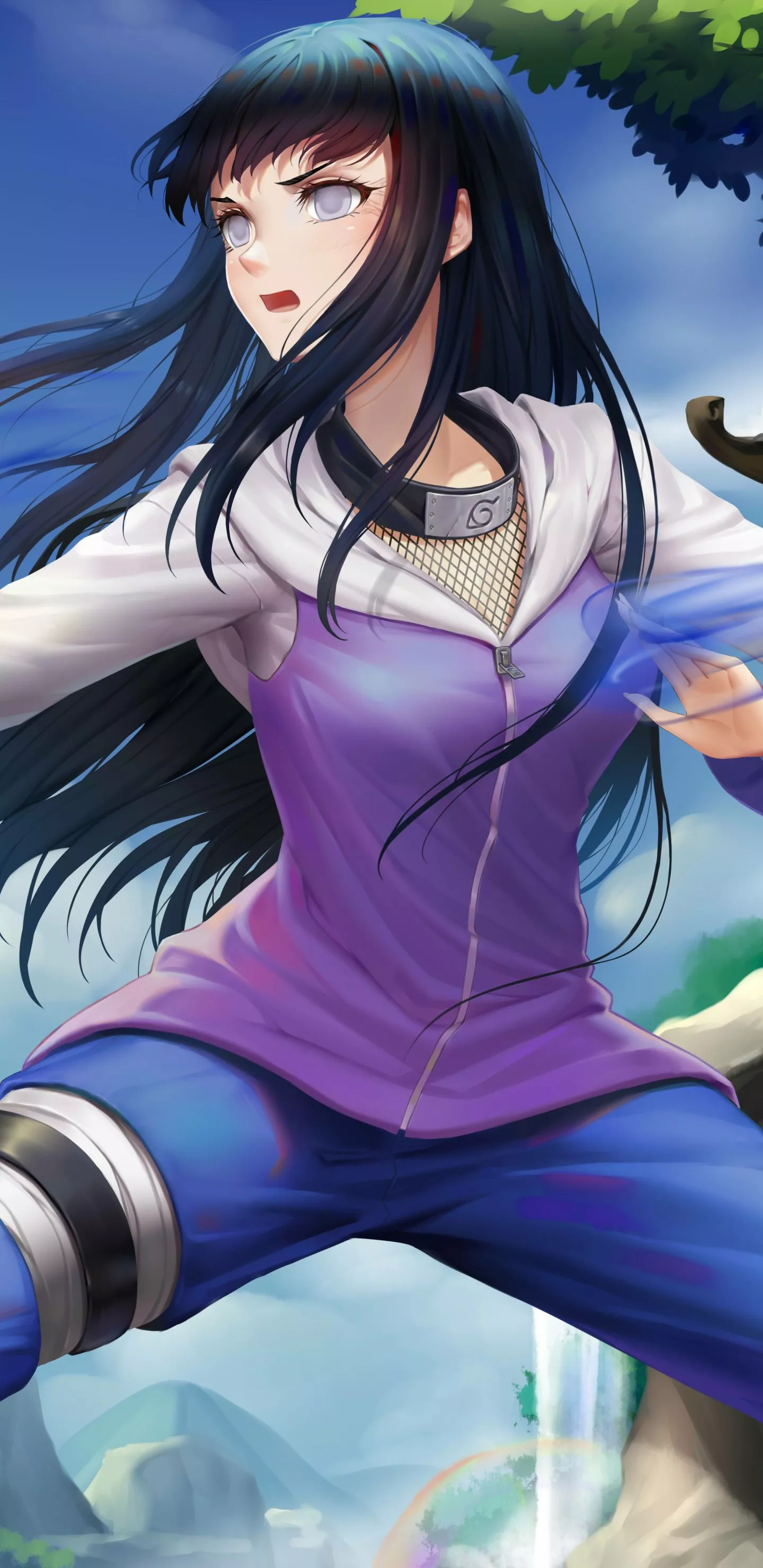 Hinata Hyuga Anime Naruto Phone Wallpaper