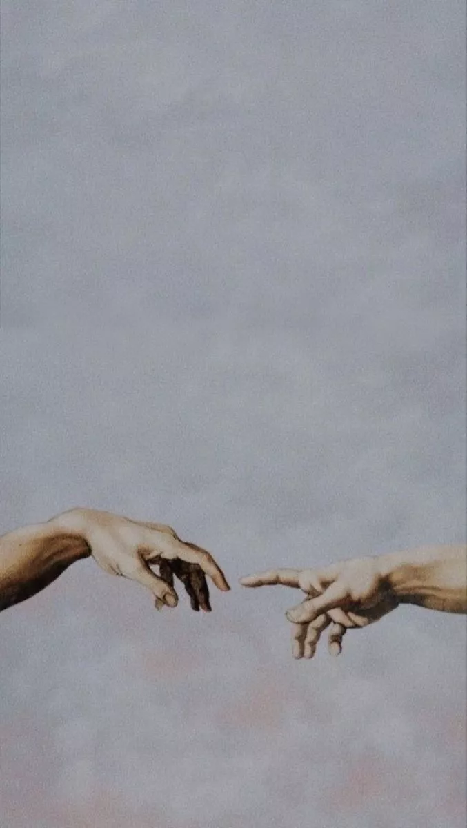 Adam phone wallpaper Leonardo da Vinci