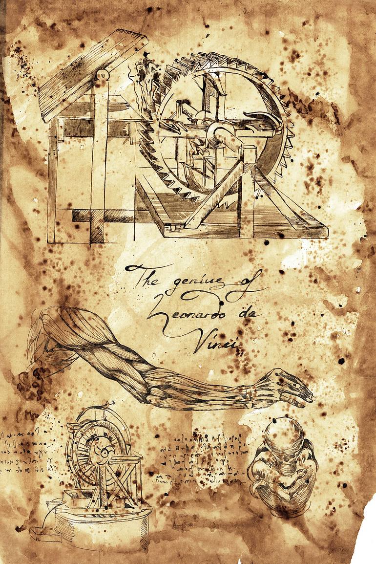 The Genius of Leonardo da Vinci Drawing