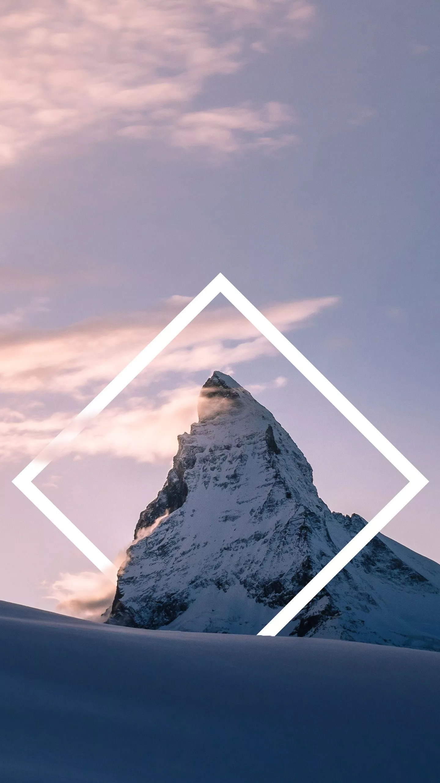 Snow Mountain Peak 4K Wallpaper. HD