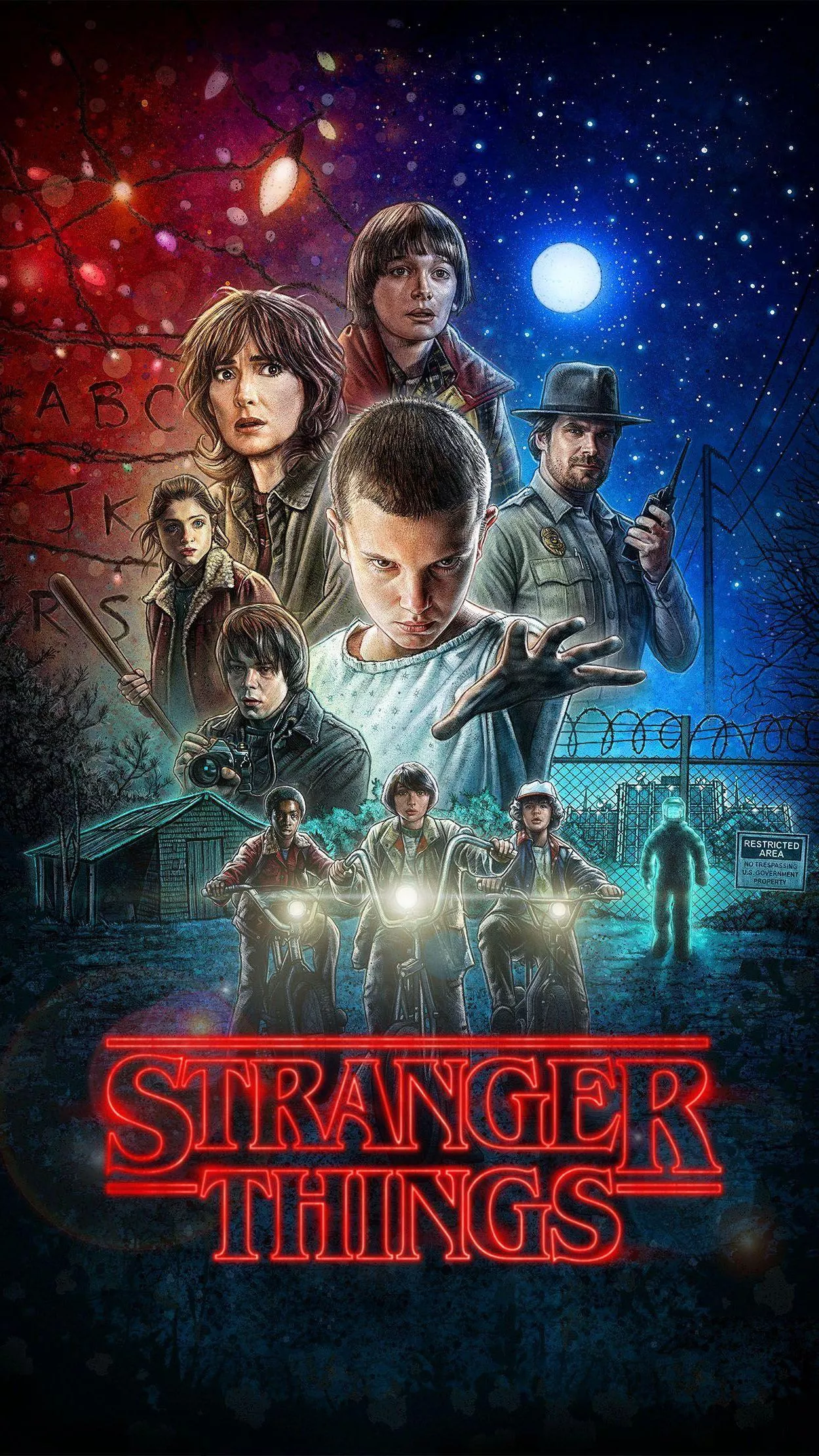 Cute Stranger Things iPhone Wallpaper