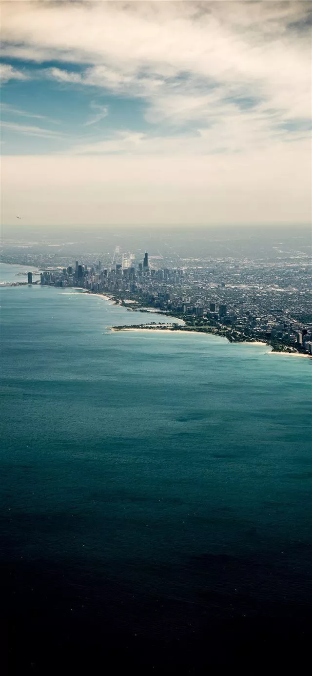 The skyline of Chicago Illinois USA as