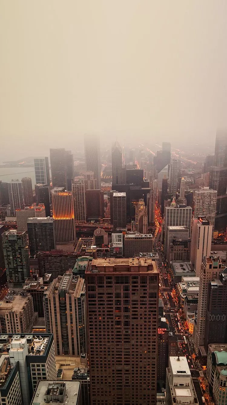 Chicago Skyview Skyline City Nature