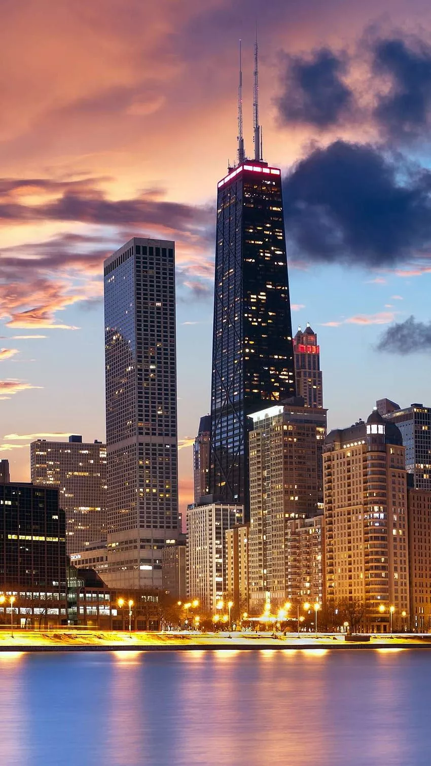 IPhone X Chicago, Chicago Lights HD