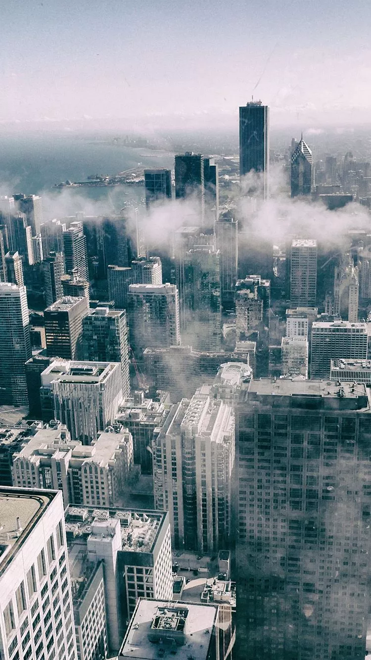 City Building Cloud Nature Wallpaper