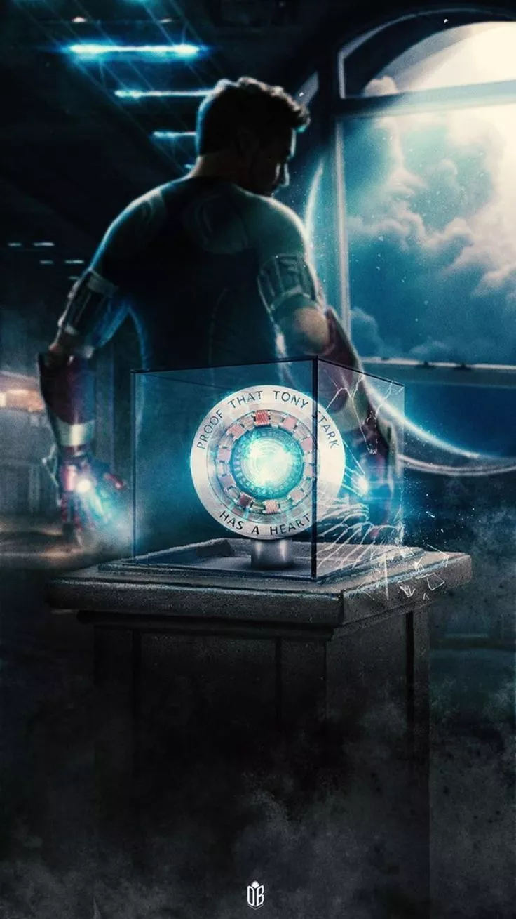 Tony Stark Heart Arc Reactor iPhone