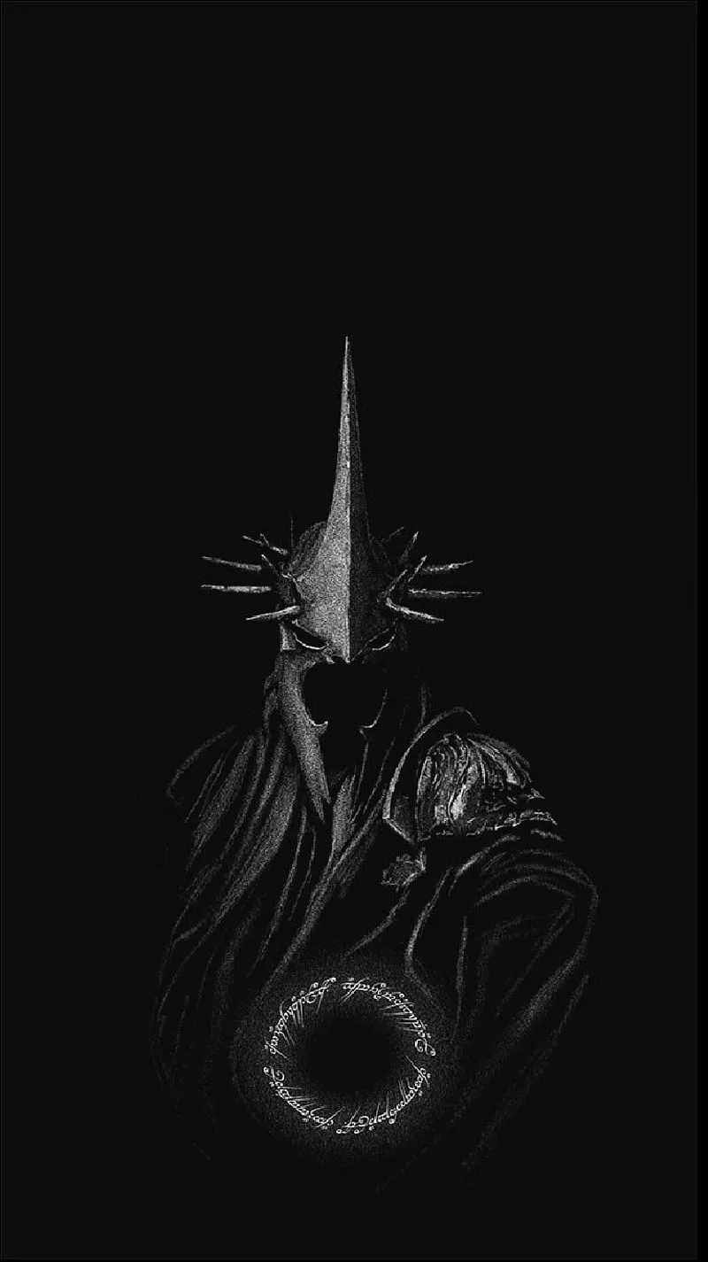 Nazgul, black and white, hunting