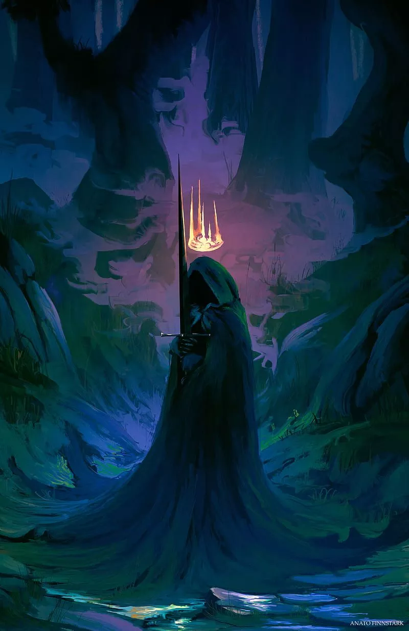 Fantasy art, artwork, Nazgûl, The Lord