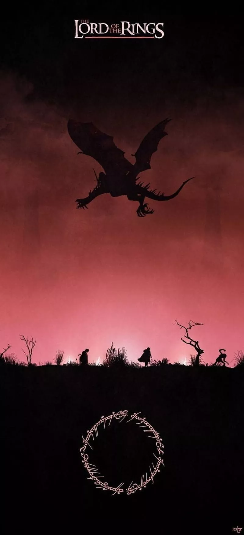 LOTR nazgul, dragon, dragons, fantasy