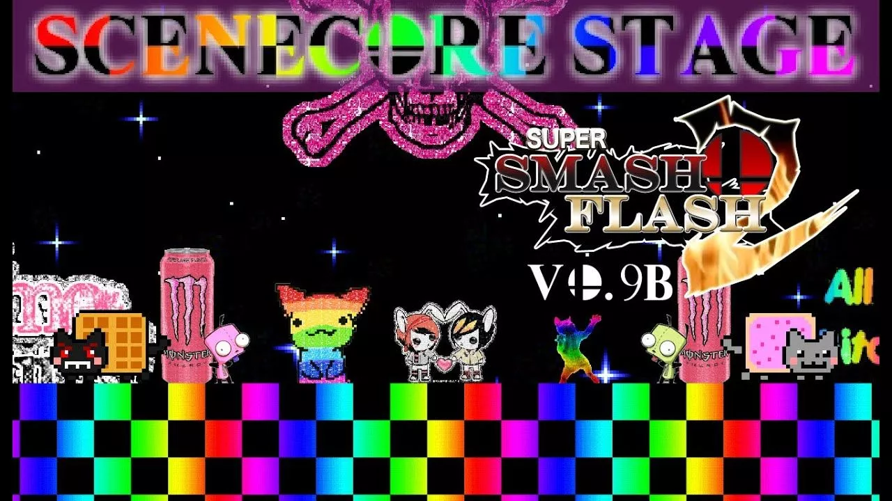 Scenecore Stage ( v0.9b ) Super Smash