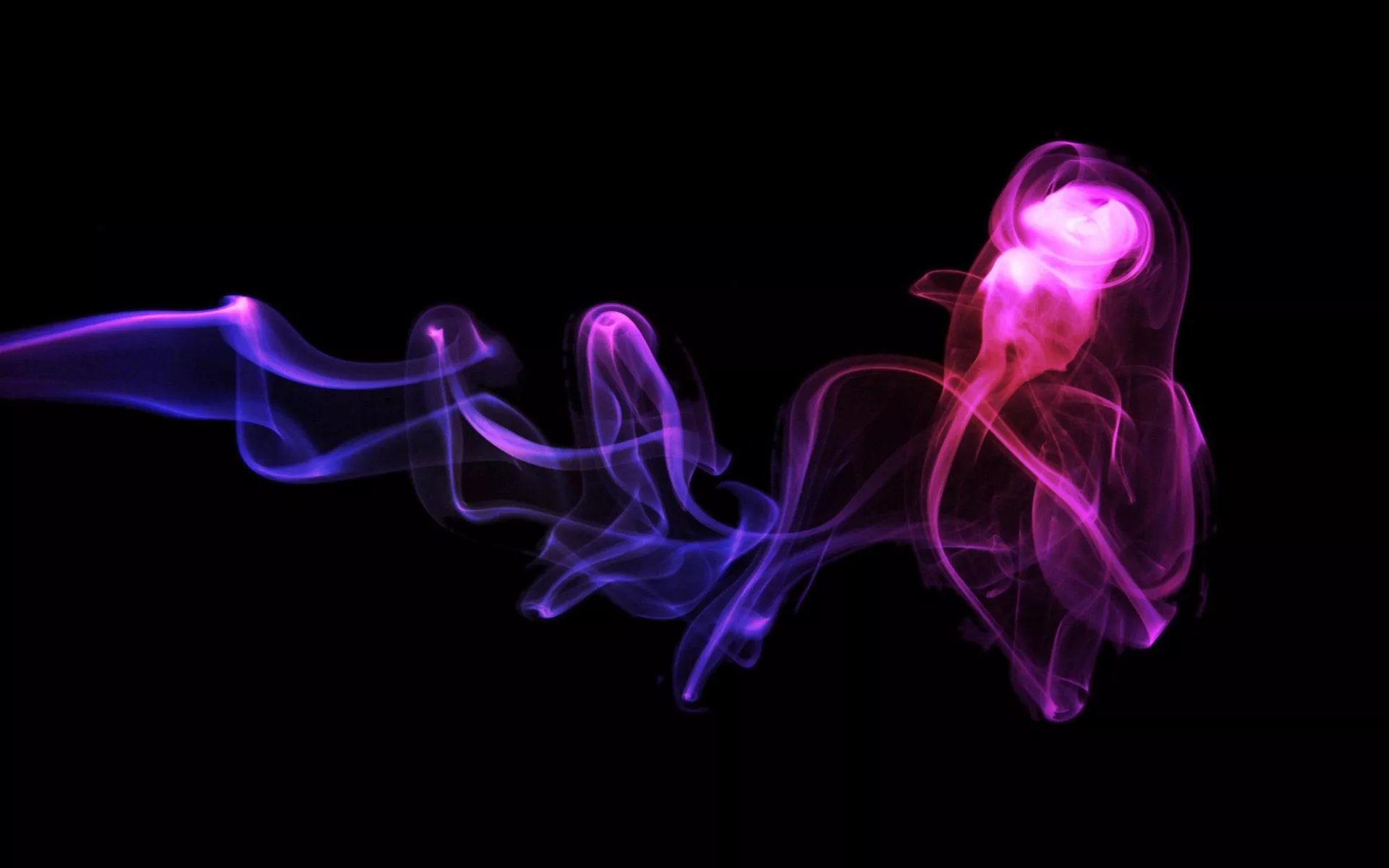 Pink and Purple Abstract Smoke HD Wallpaper