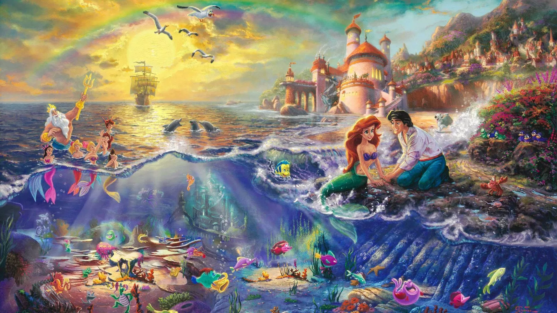 Disney 1920x1080 HD The Little Mermaid