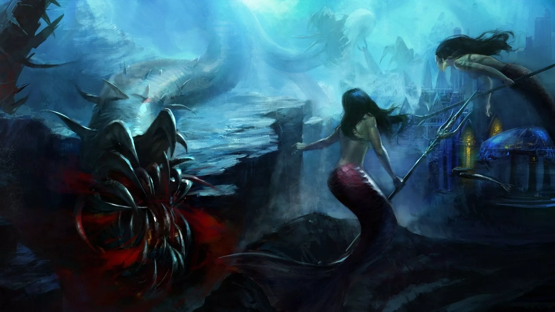 Desktop Wallpaper Mermaid Fantasy