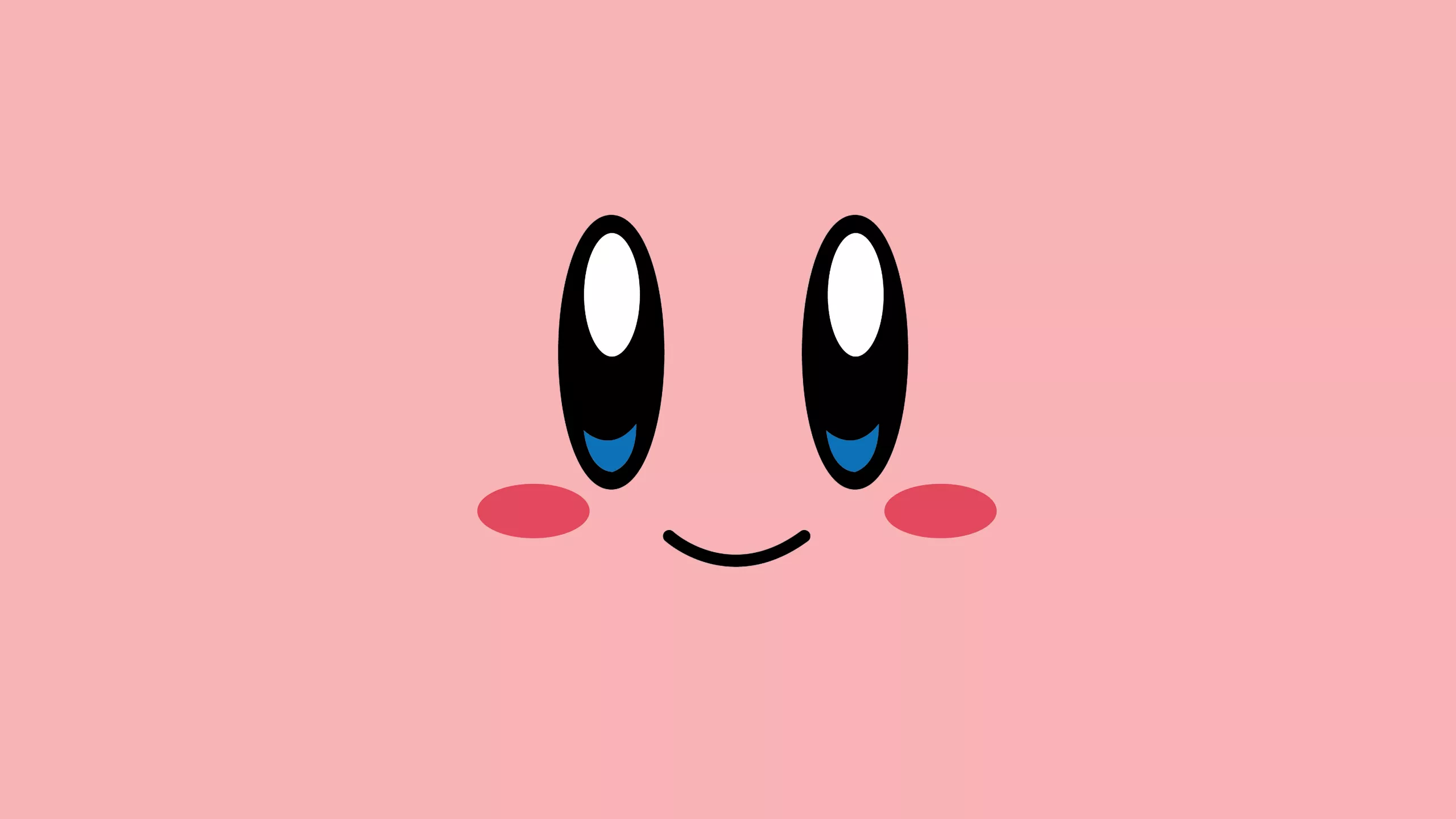 Kirby Wallpaper 4K, Kawaii face, Pastel