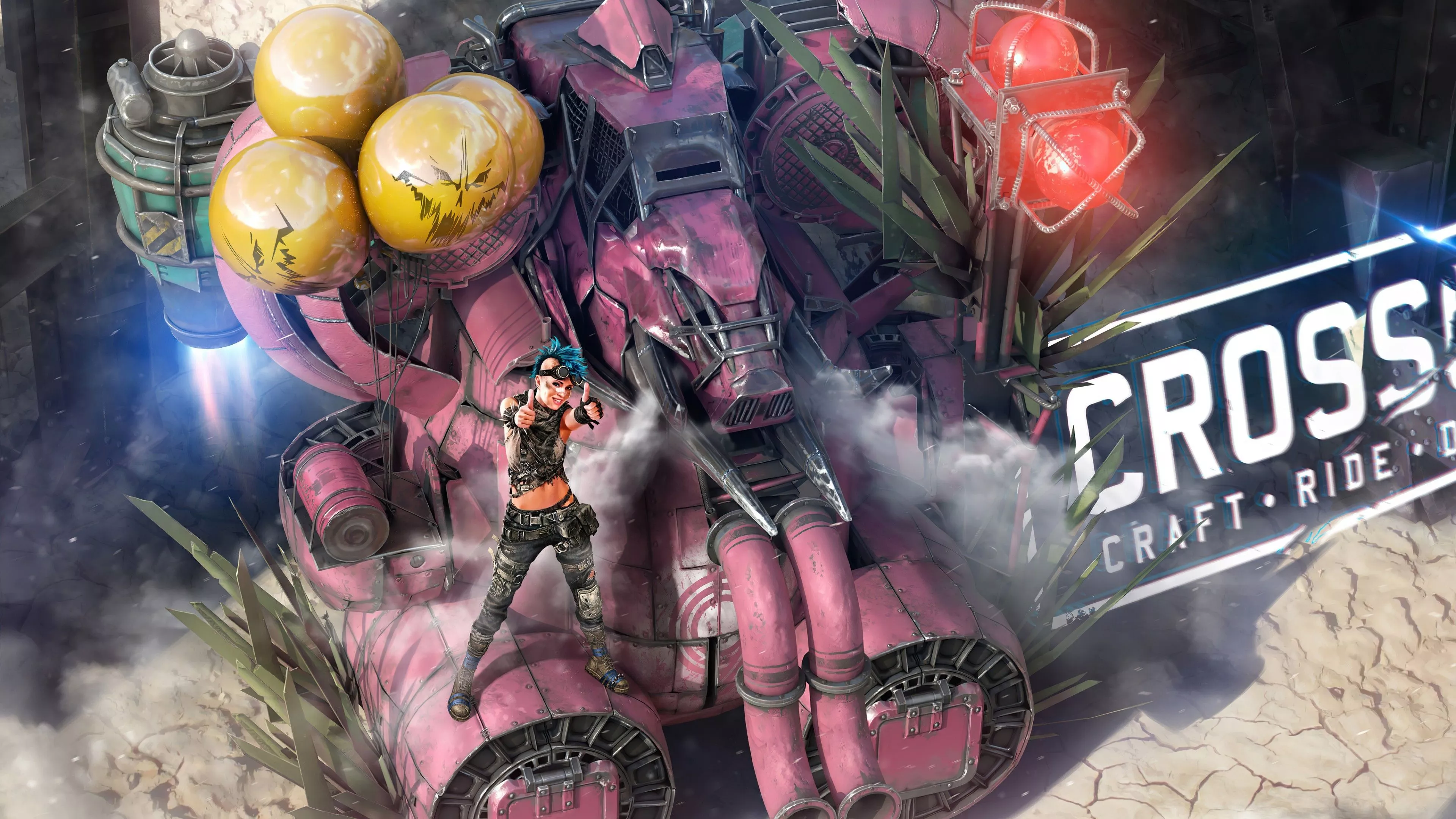 Crossout Game Girl 4K HD Crossout