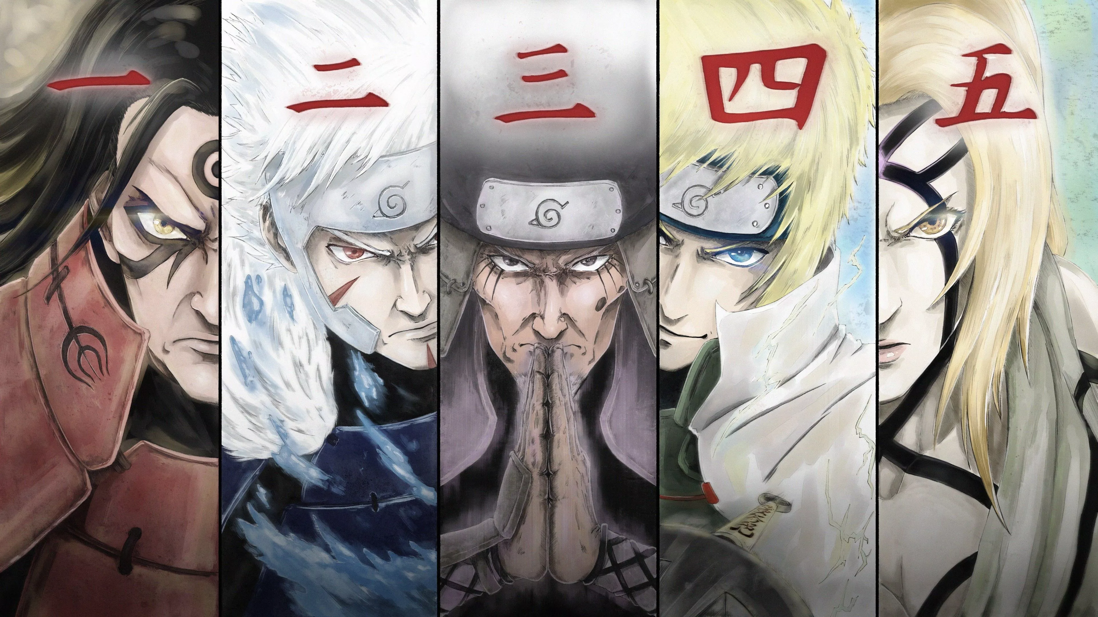 Hashirama Senju Hiruzen Sarutobi Hokage