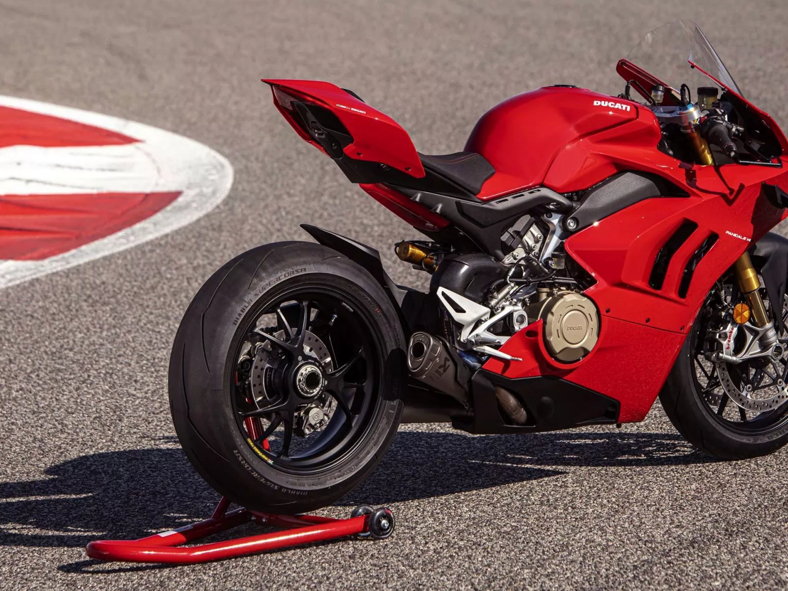 Red Ducati Panigale V4 S 2020