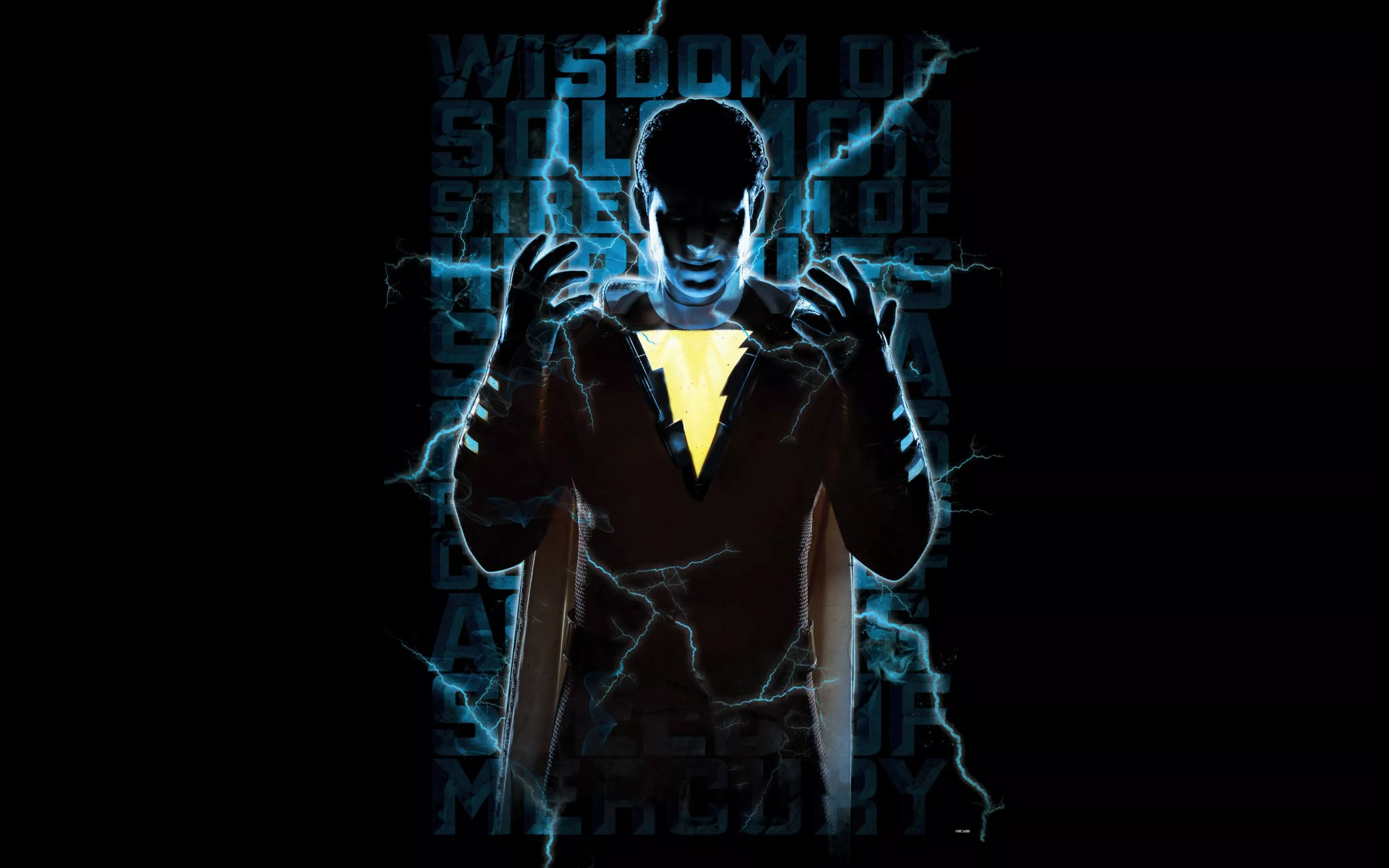 Shazam! Wallpaper 4K, Silhouette, DC