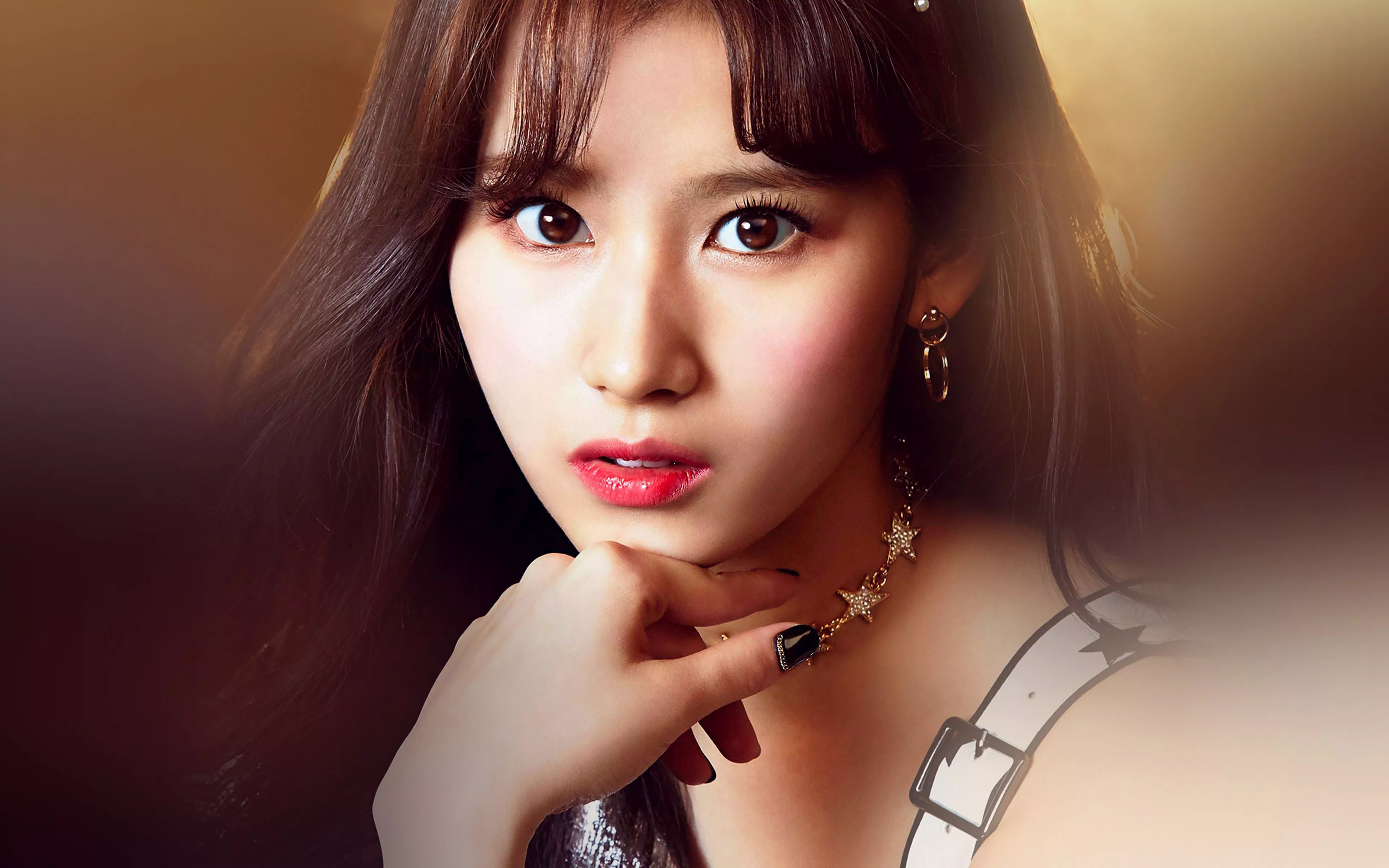 Sana Girl Face Twice Kpop Wallpaper