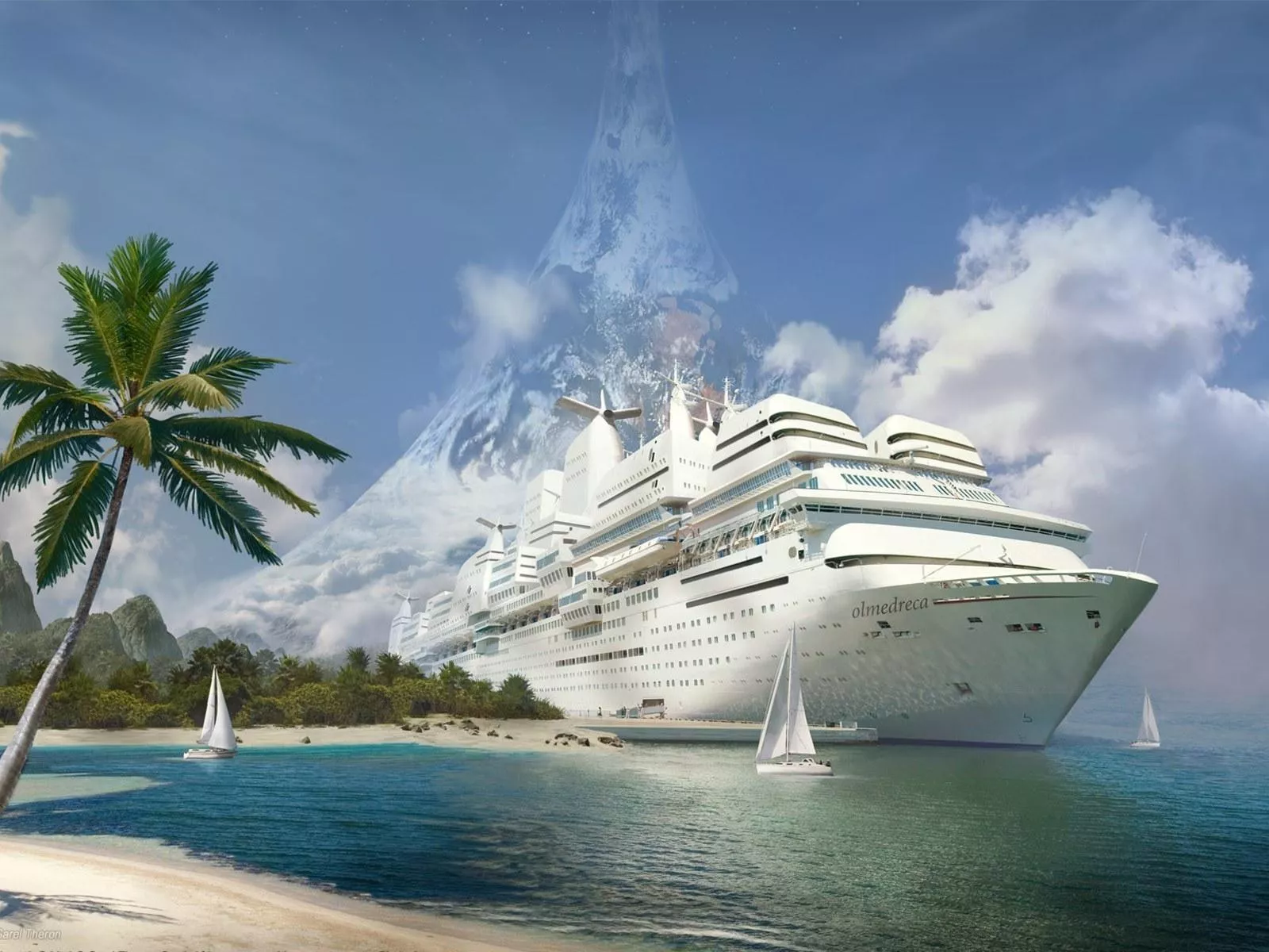 Desktop Wallpaper Cruise liner Ships