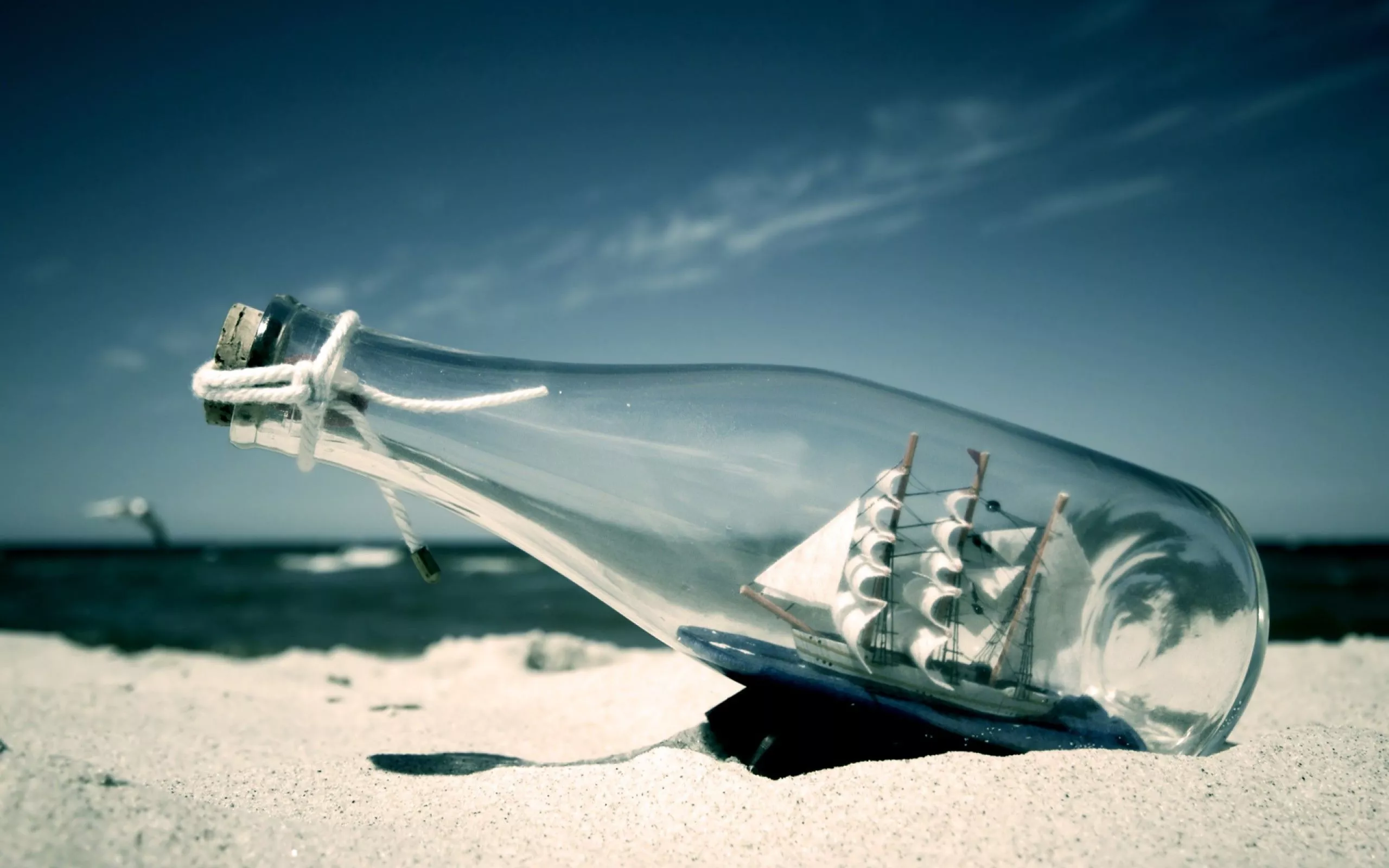 Ship In A Bottle wallpaper for desktop
