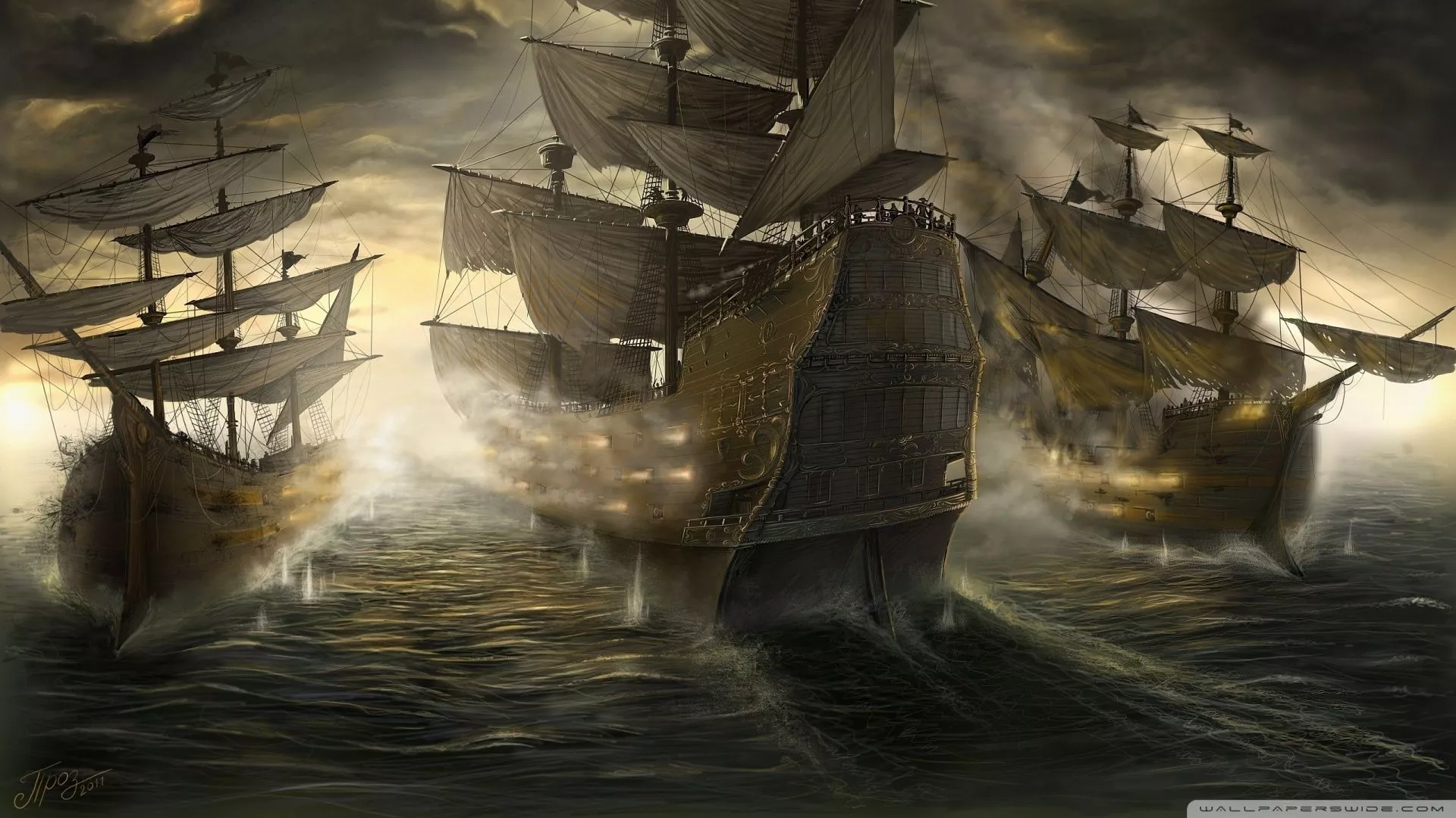 Ships Ultra HD Wallpaper for 4K UHD TV