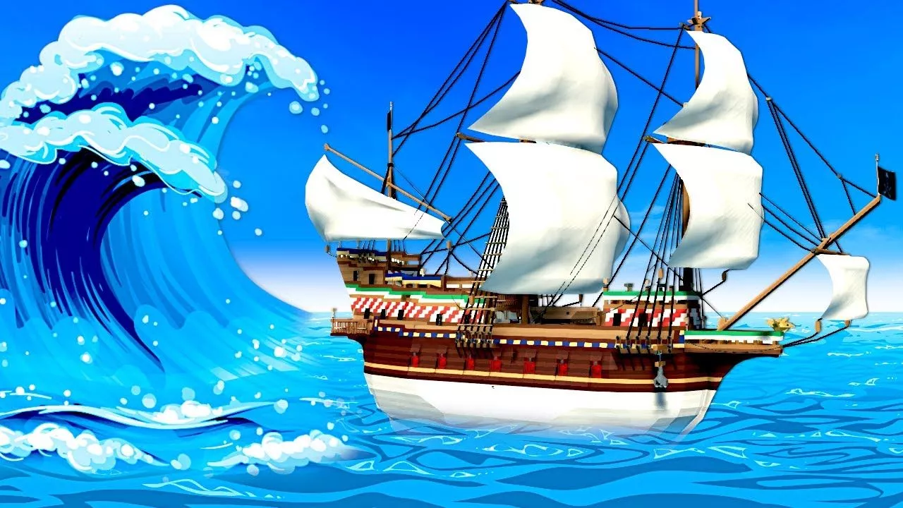 Tsunami Survival in PIRATE SHIP