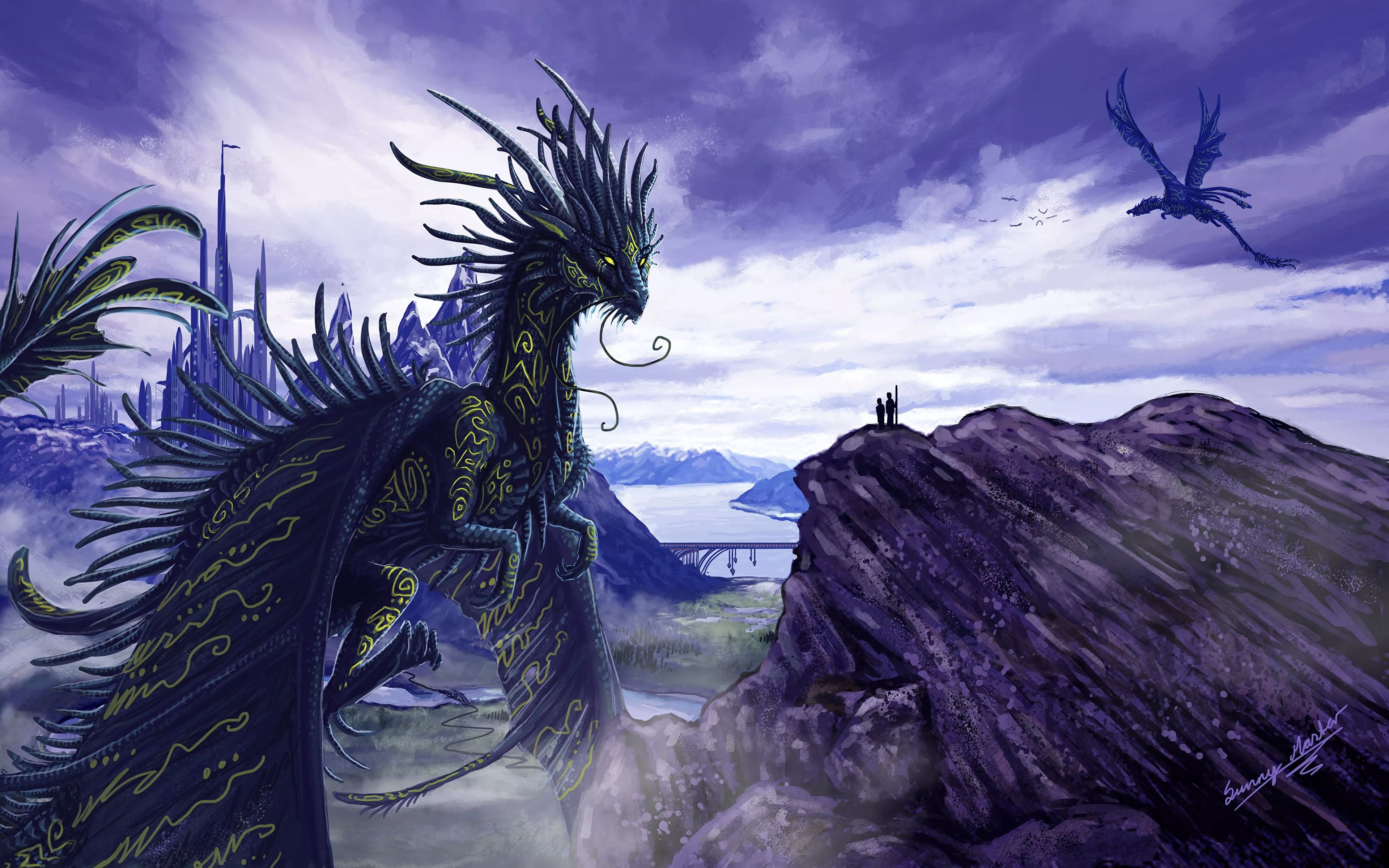 Desktop Wallpaper dragon Fantasy 3840x2400