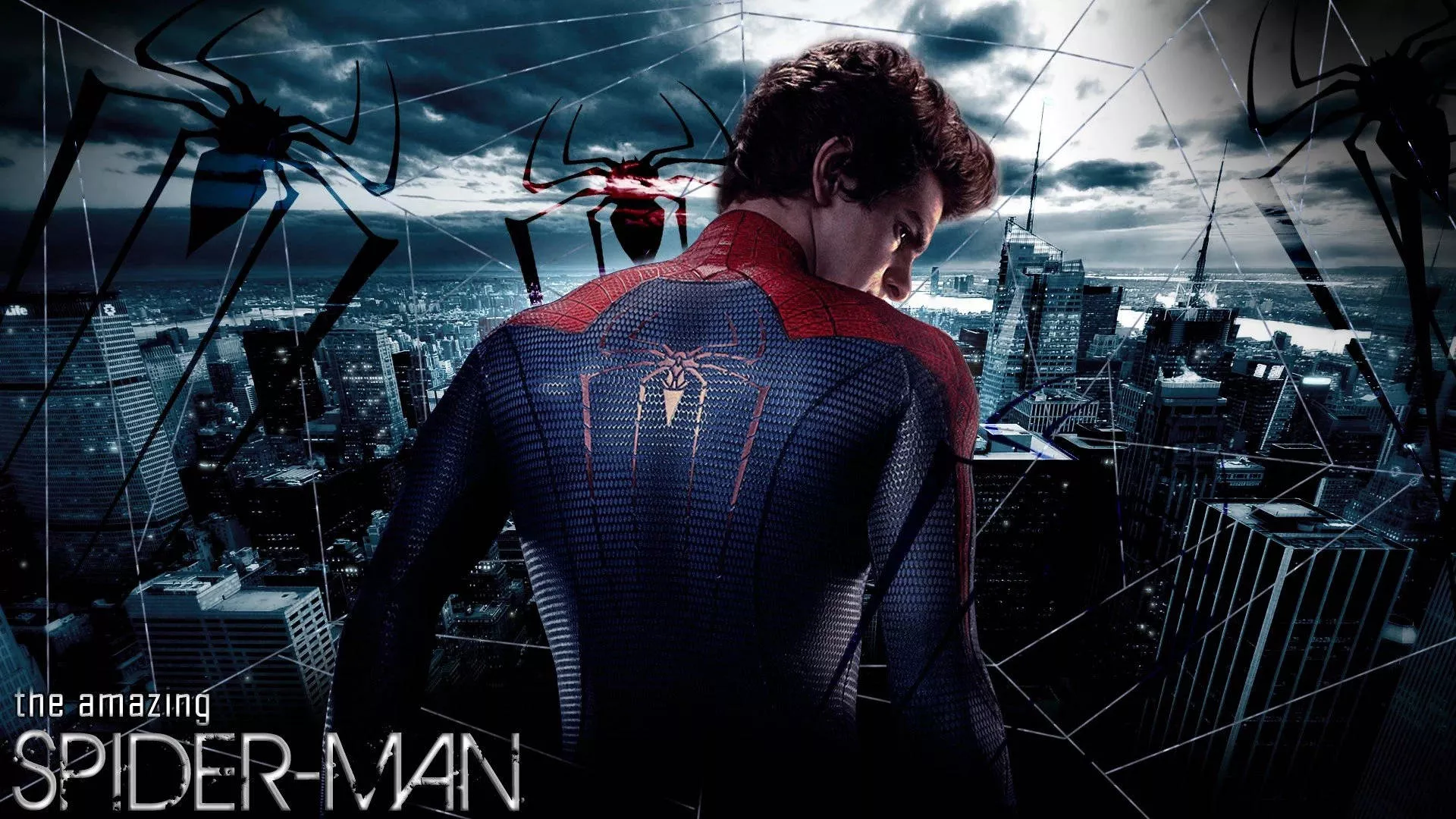 Spider Man Andrew Garfield Back Pose