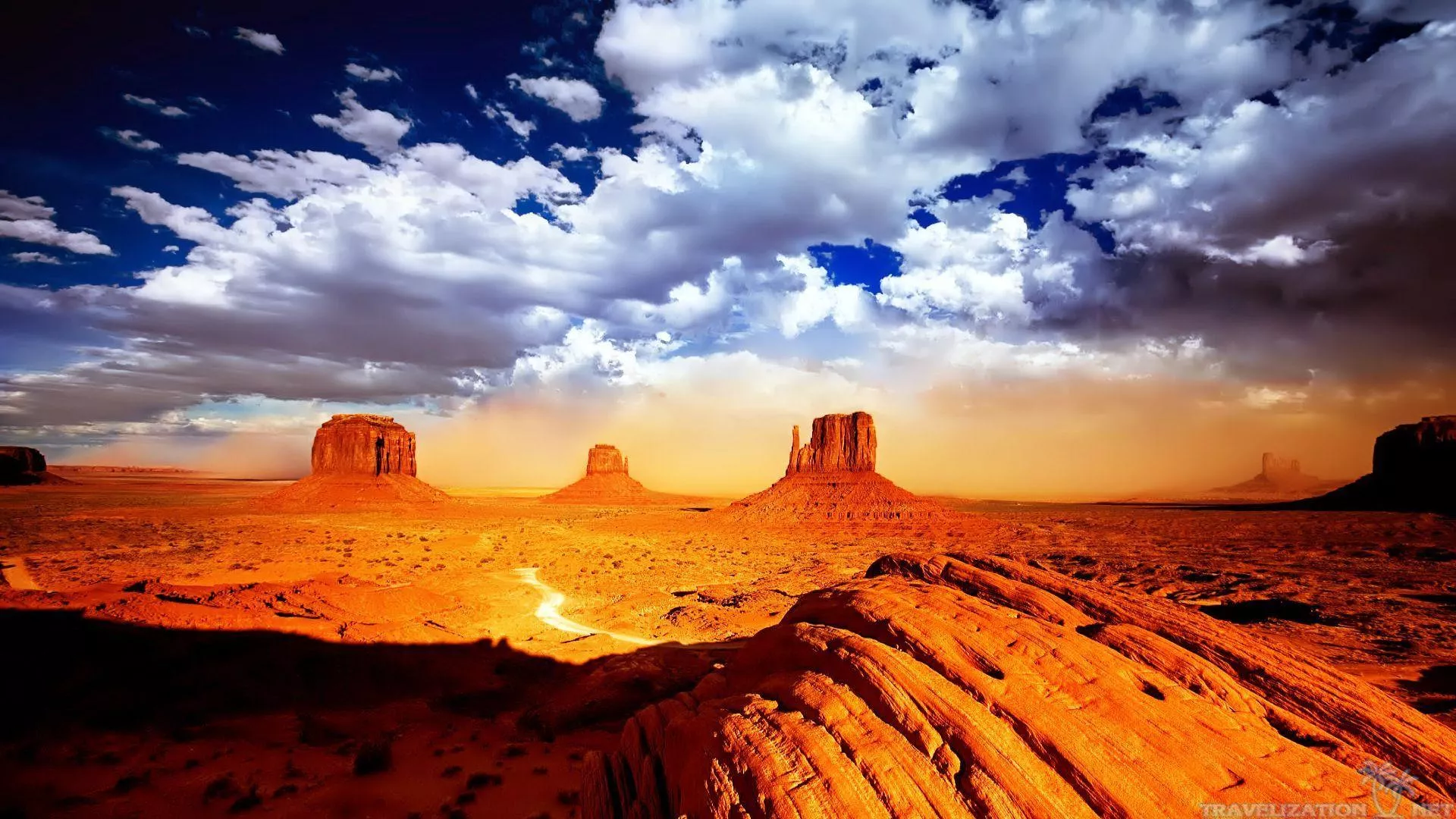 Desert Scene Wallpaper Free