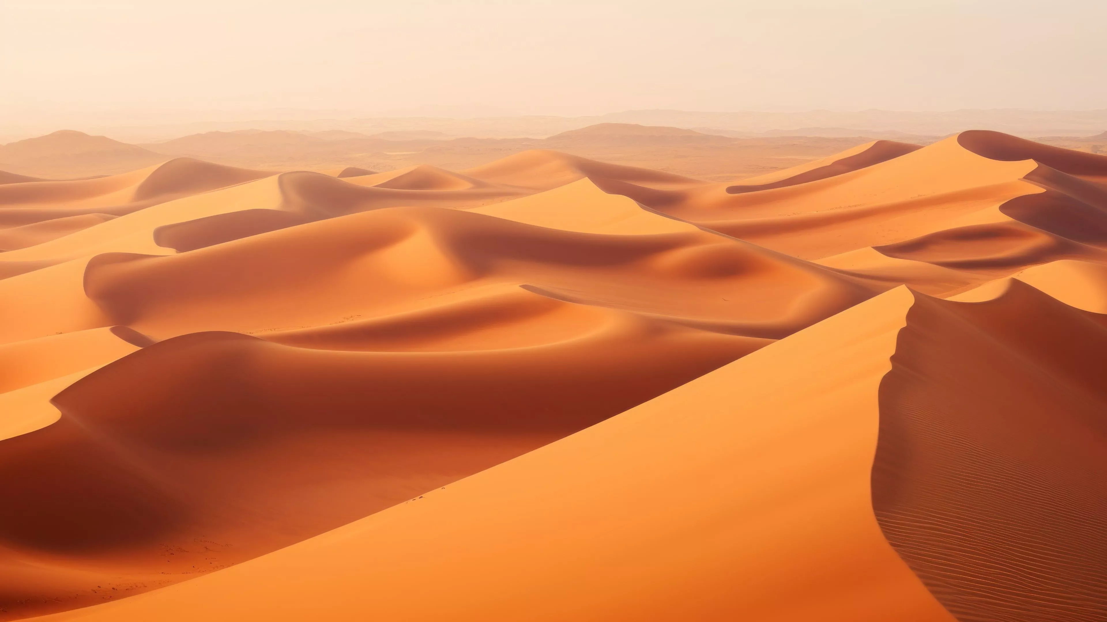 Sand Dunes Desert 4K Wallpaper