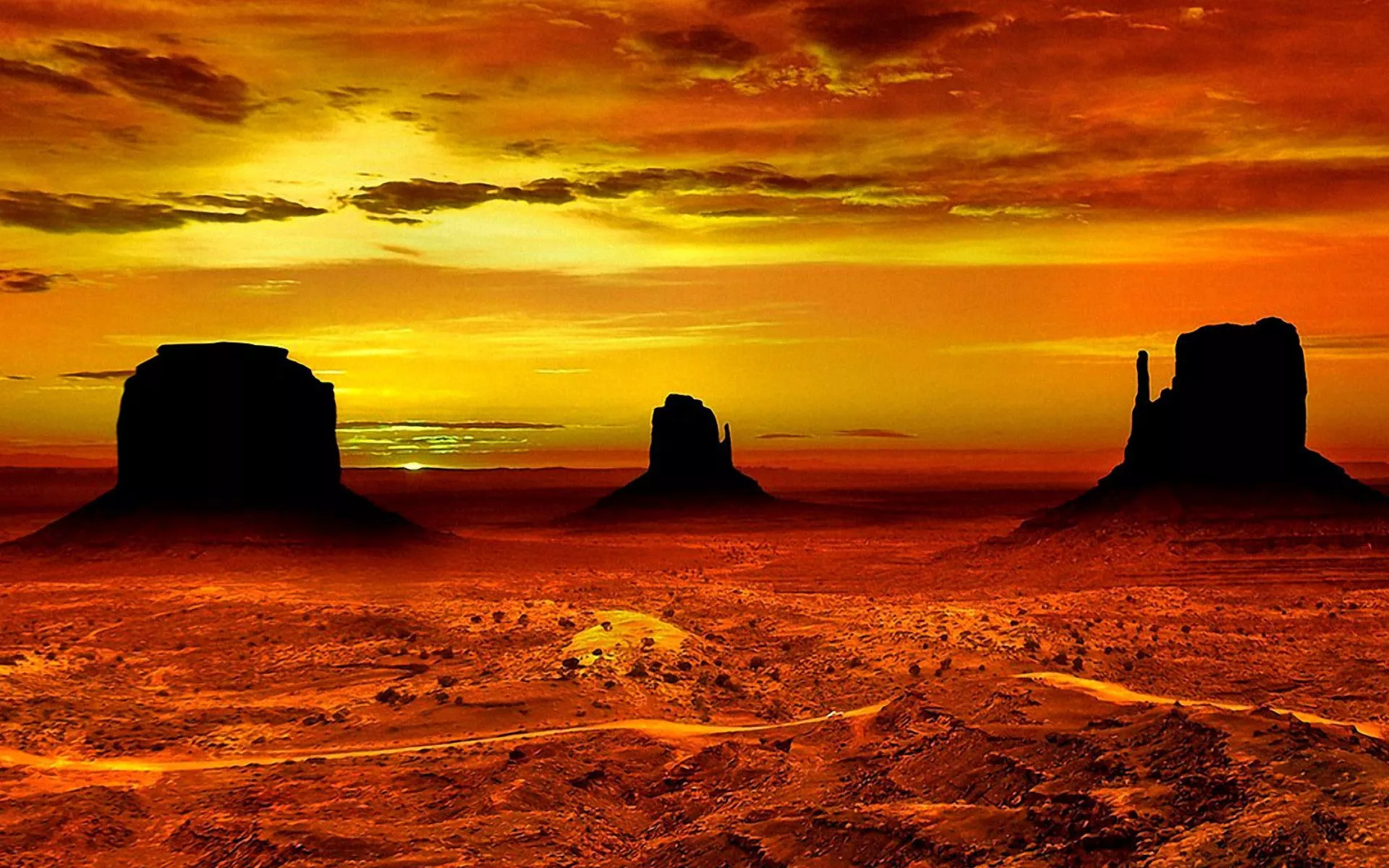 Stunning Utah Sunset: HD Wallpaper