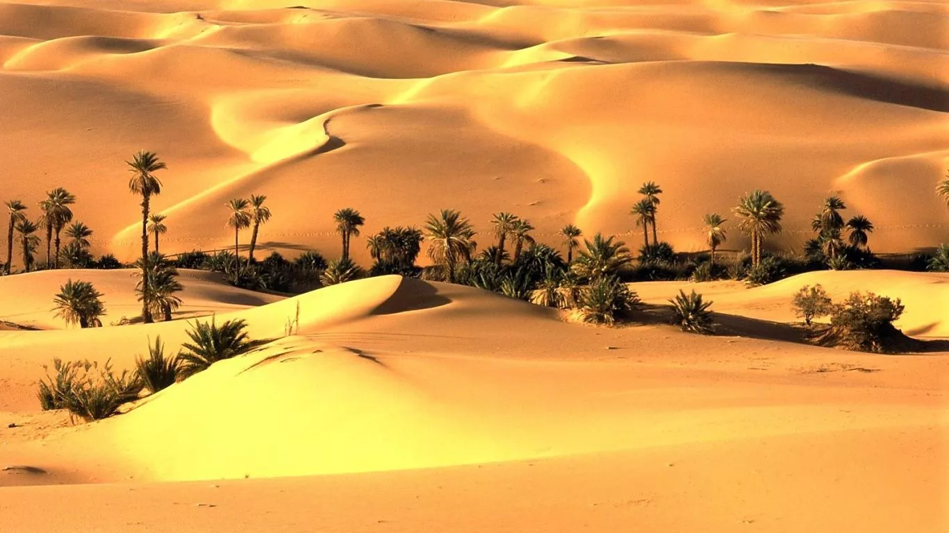 desert Desktop wallpaper 1366x768