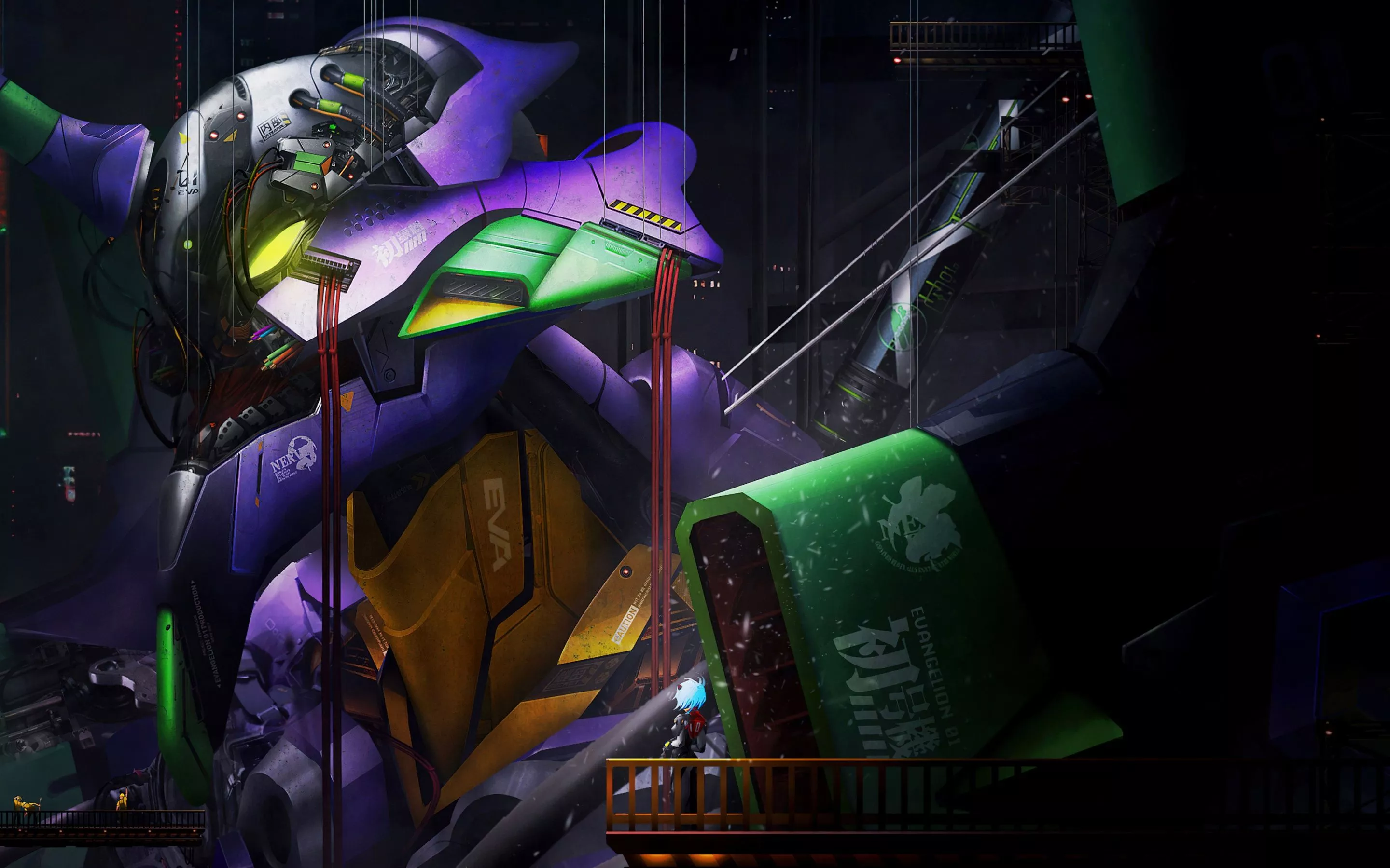 Wallpaper 4K, Neon Genesis Evangelion