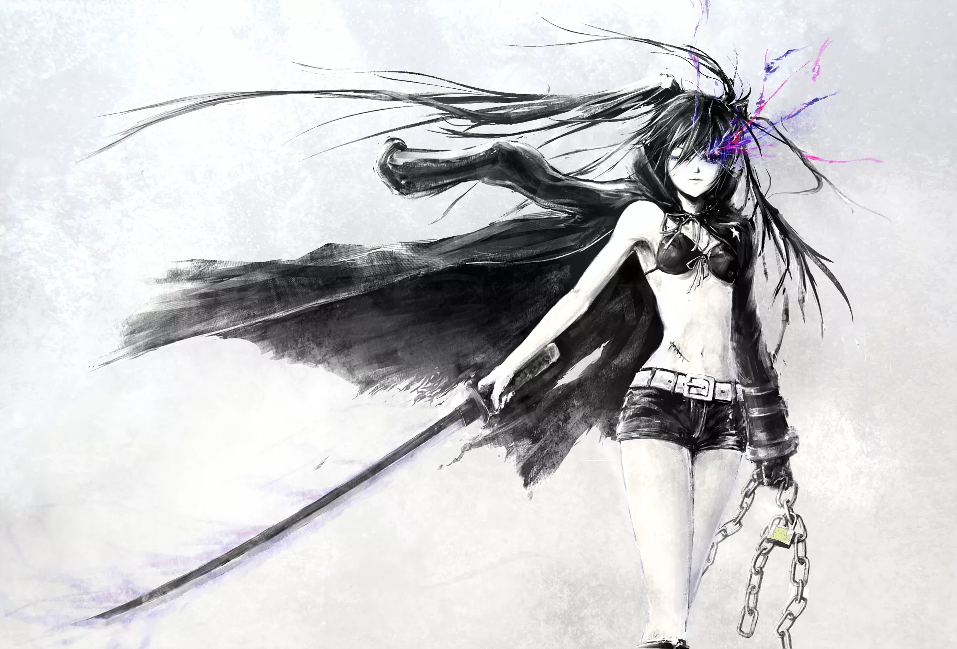 Insane Black Rock Shooter Anime HD
