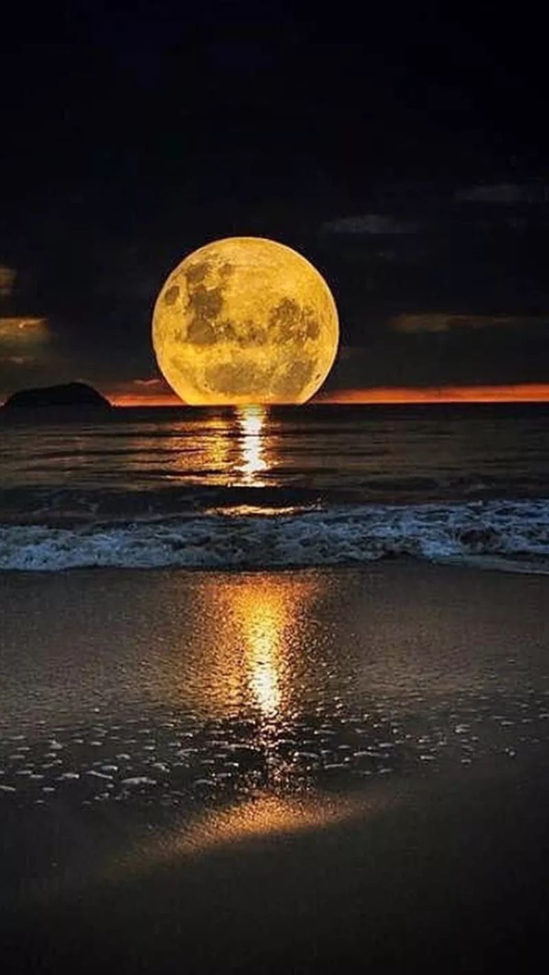 HD full moon wallpaper