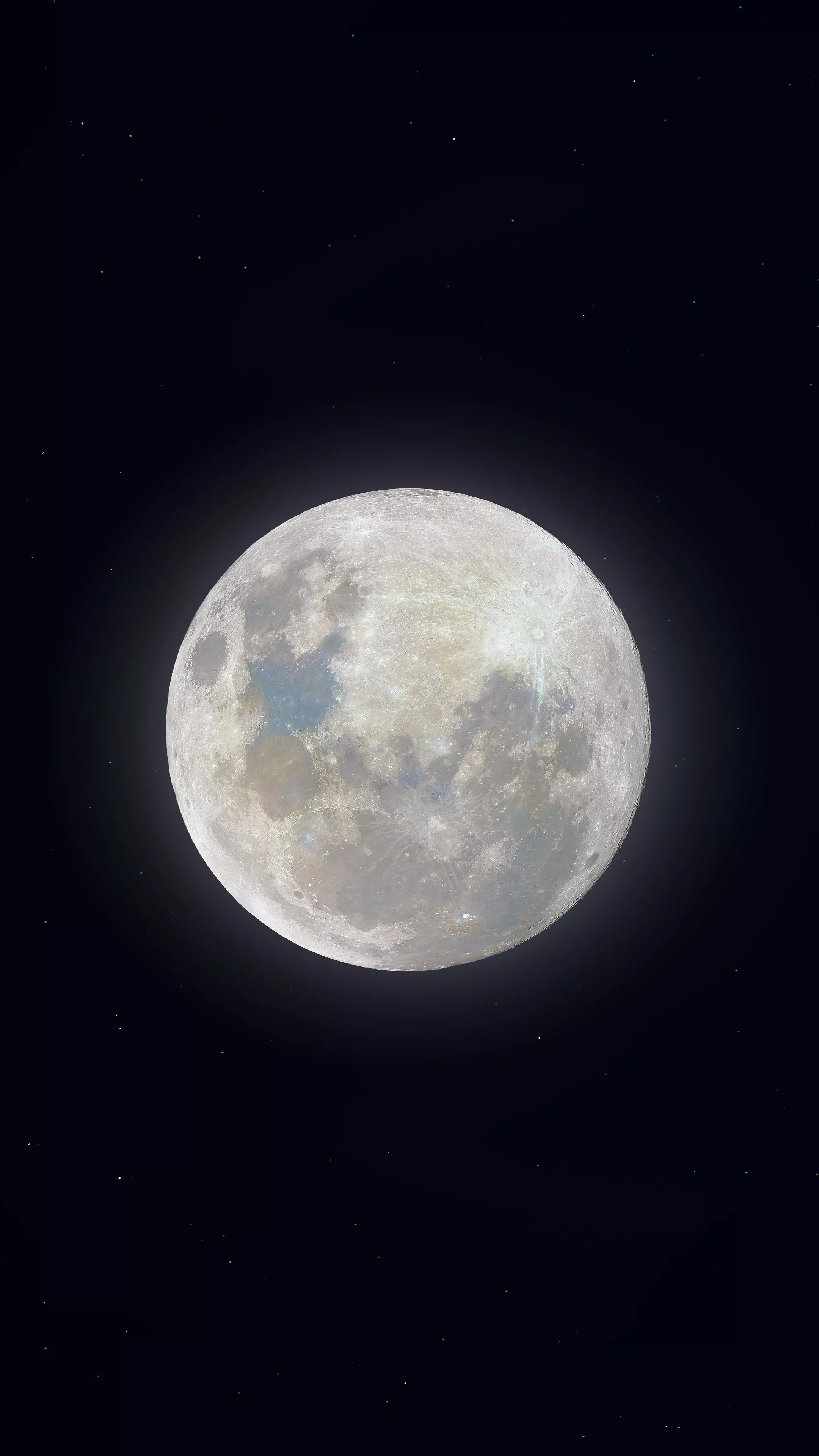 Super Snow Moon Wallpaper 4K, 8K, Full moon, Night, Glowing, 5K
