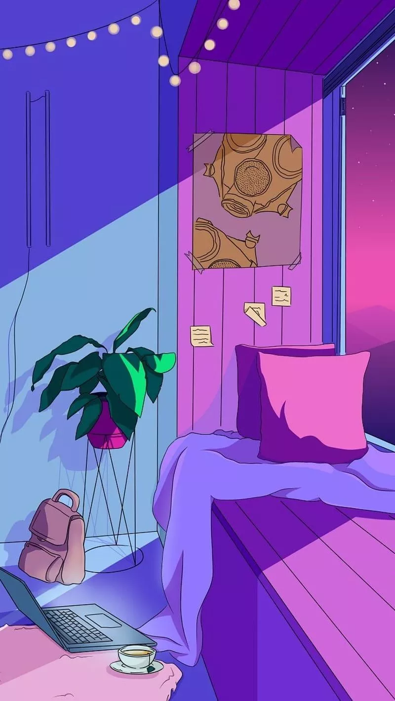 LO FI, Room, HD Phone Wallpaper