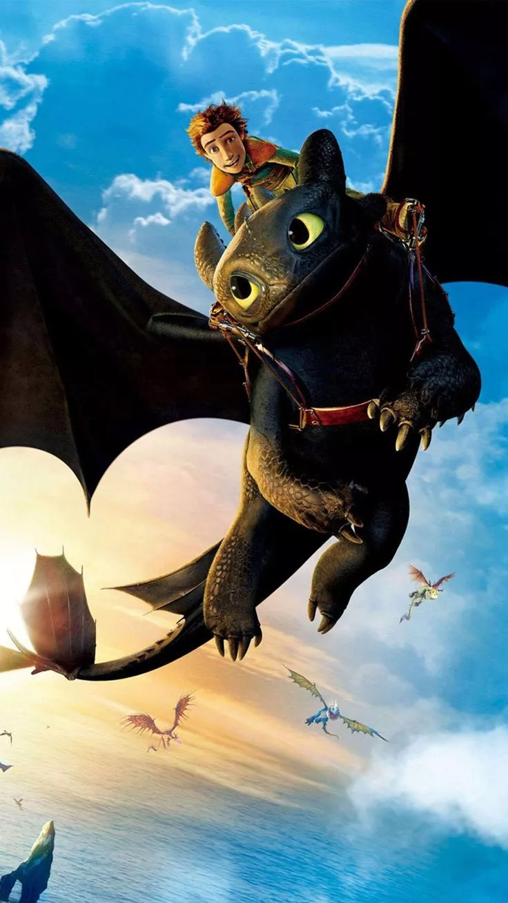 Toothless Dragon Mobile Wallpaper