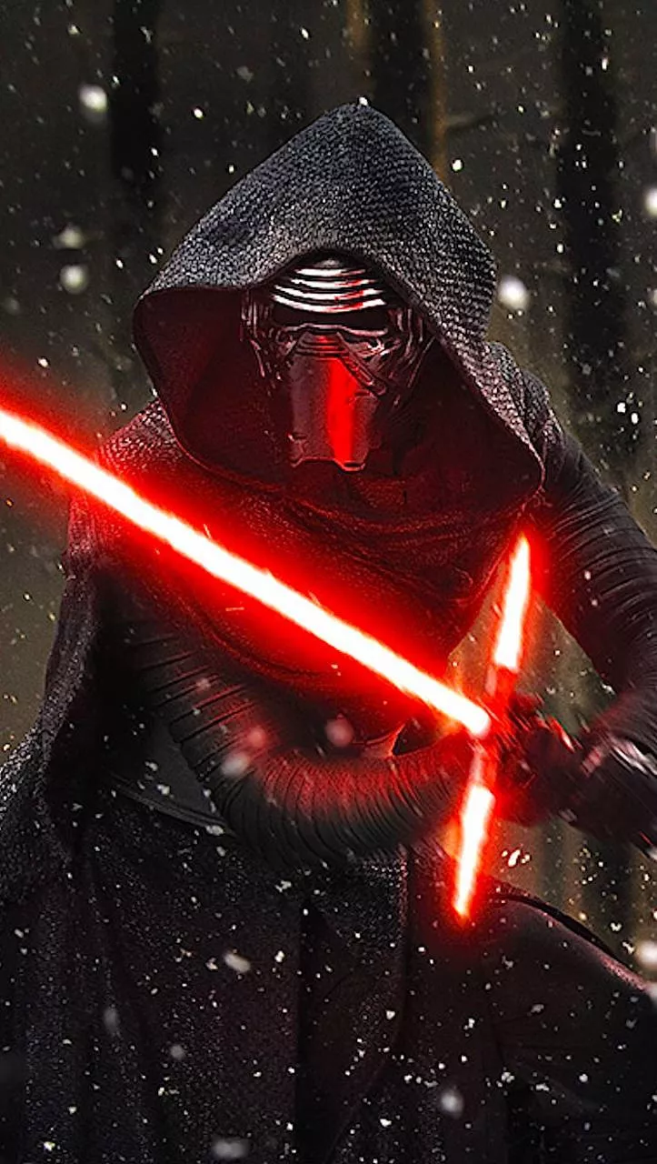 The Red Bladed Lightsaber Kylo Ren