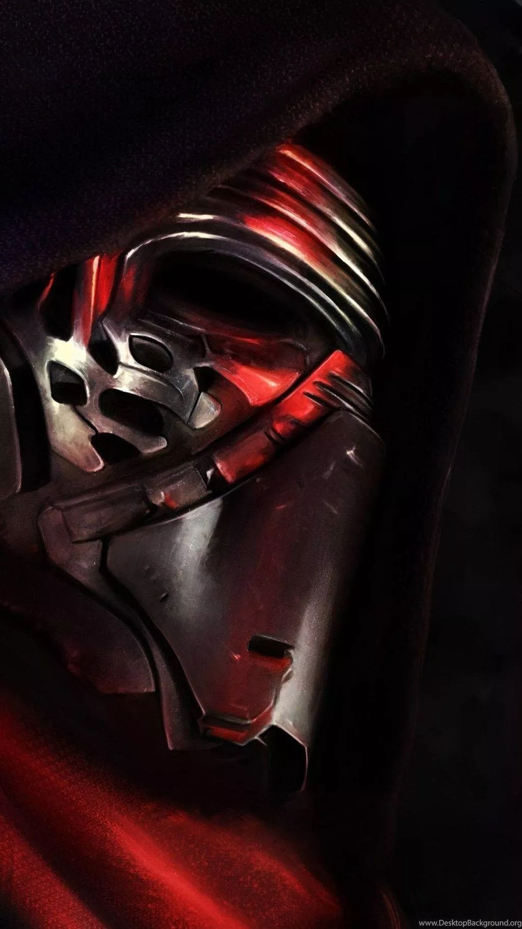 Portrait Of Kylo Ren From Star Wars