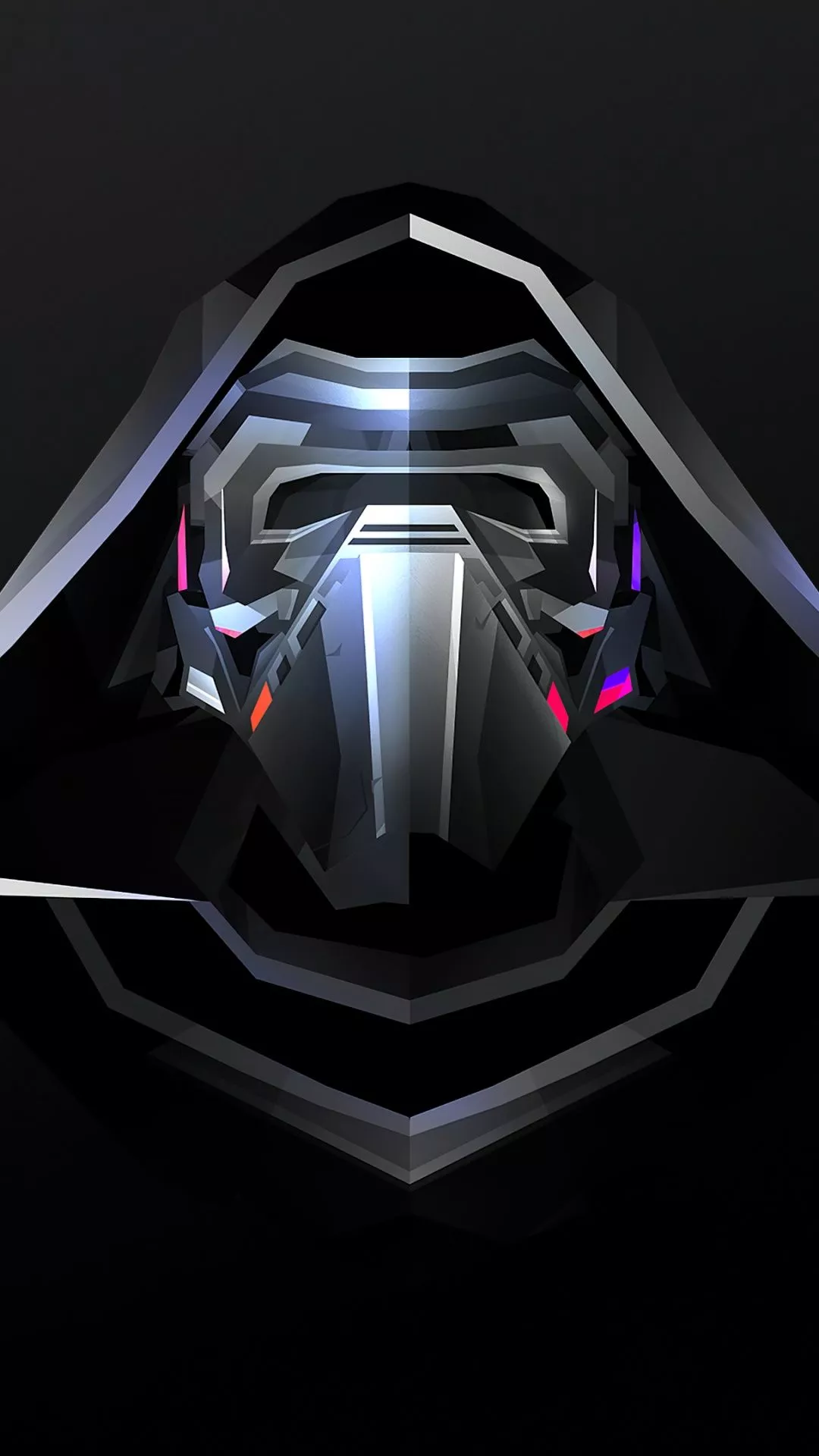 Kylo Ren Wallpaper 4K, Minimal art