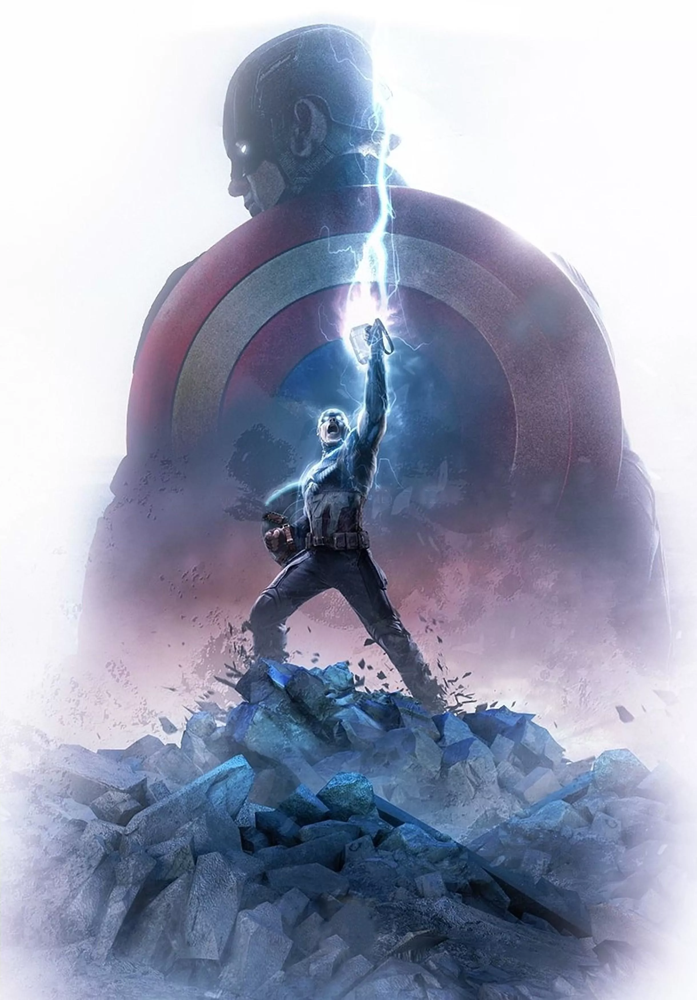 Captain America Thor Hammer Wallpaper