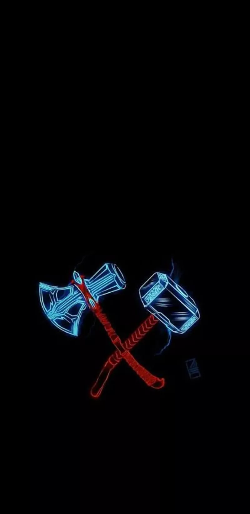 Mjolnir, avengers, thor, HD phone
