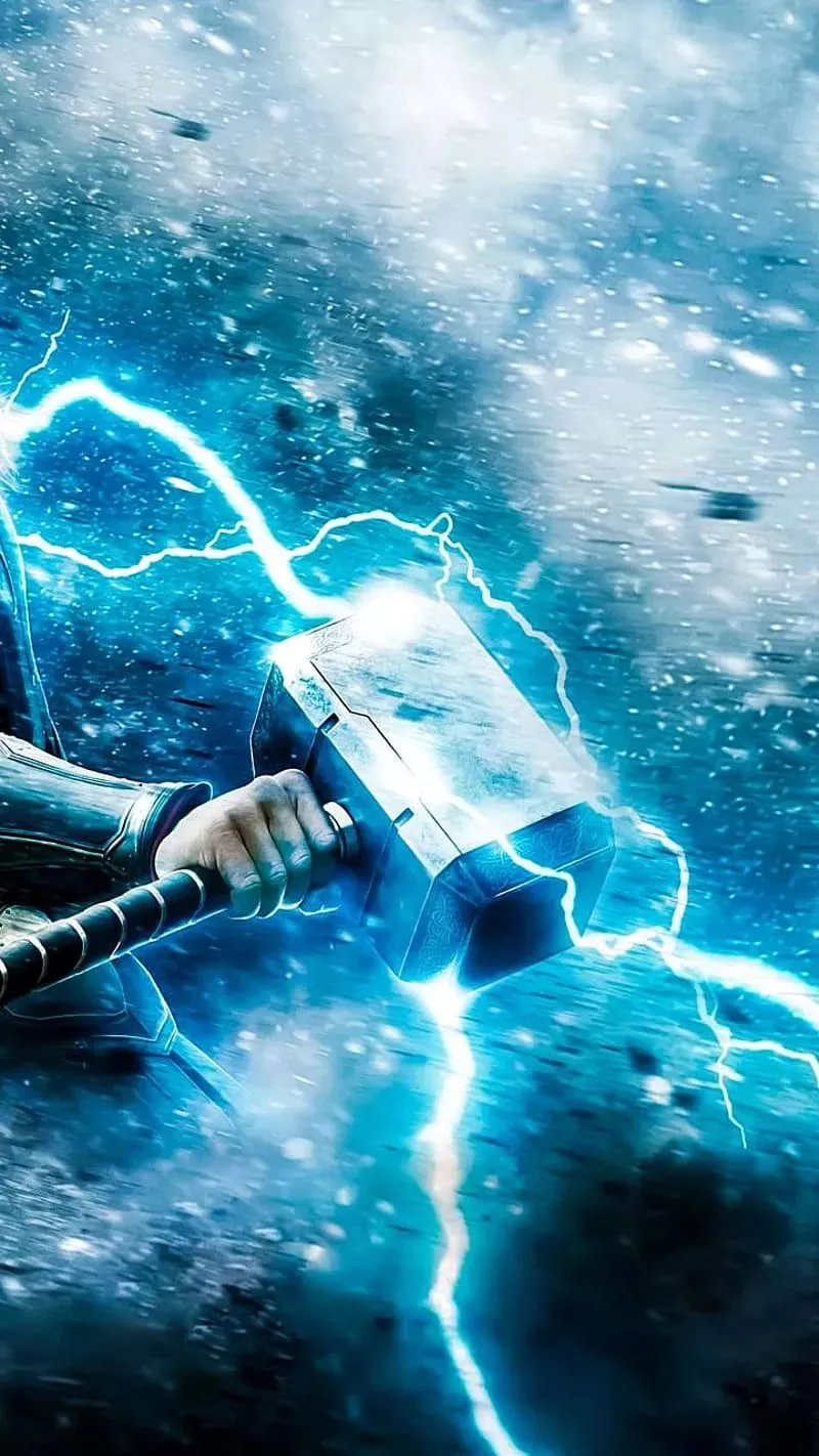 Thor Hammer, marvel, thunder, HD phone