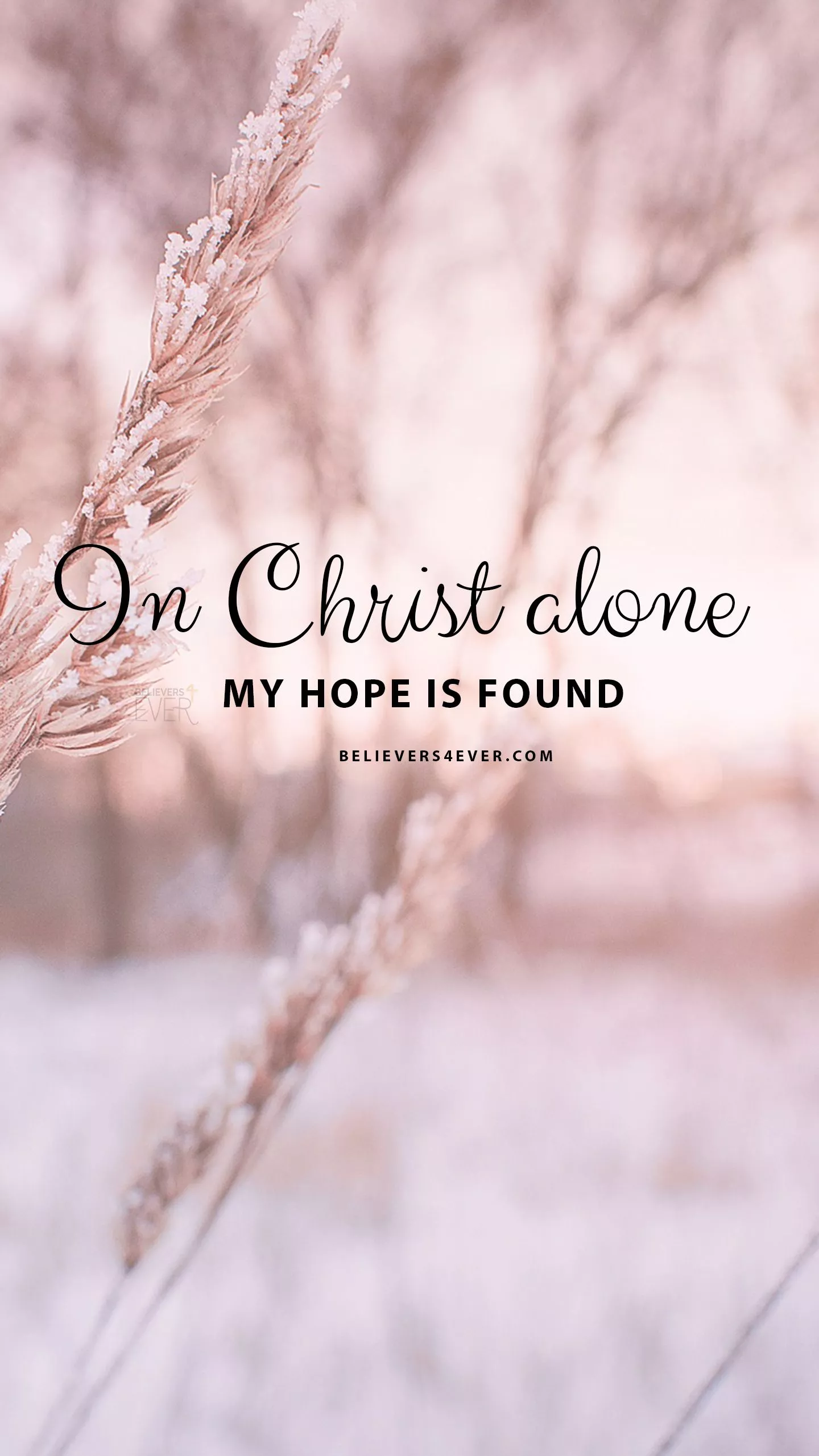 In Christ alone