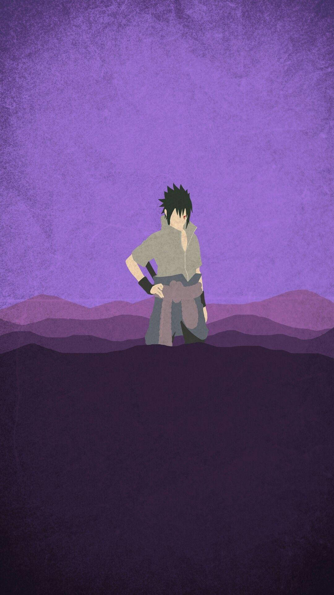 Sasuke Naruto iPhone Anime Vector Art