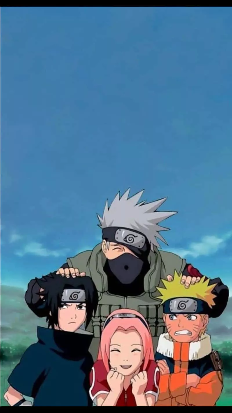 Kakashi, Naruto and Sasuke Wallpaper
